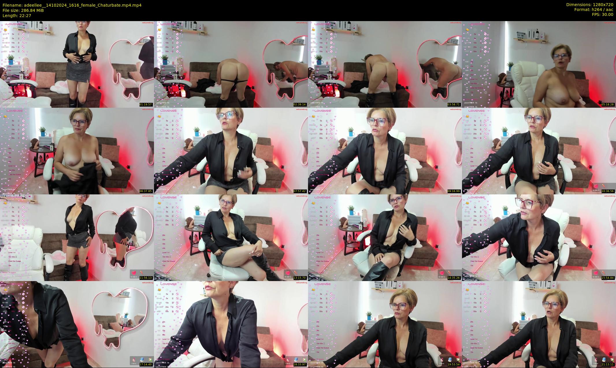 adeellee_ — 23 minute Chaturbate female cam show recording, 720p, Oct 14, 2024