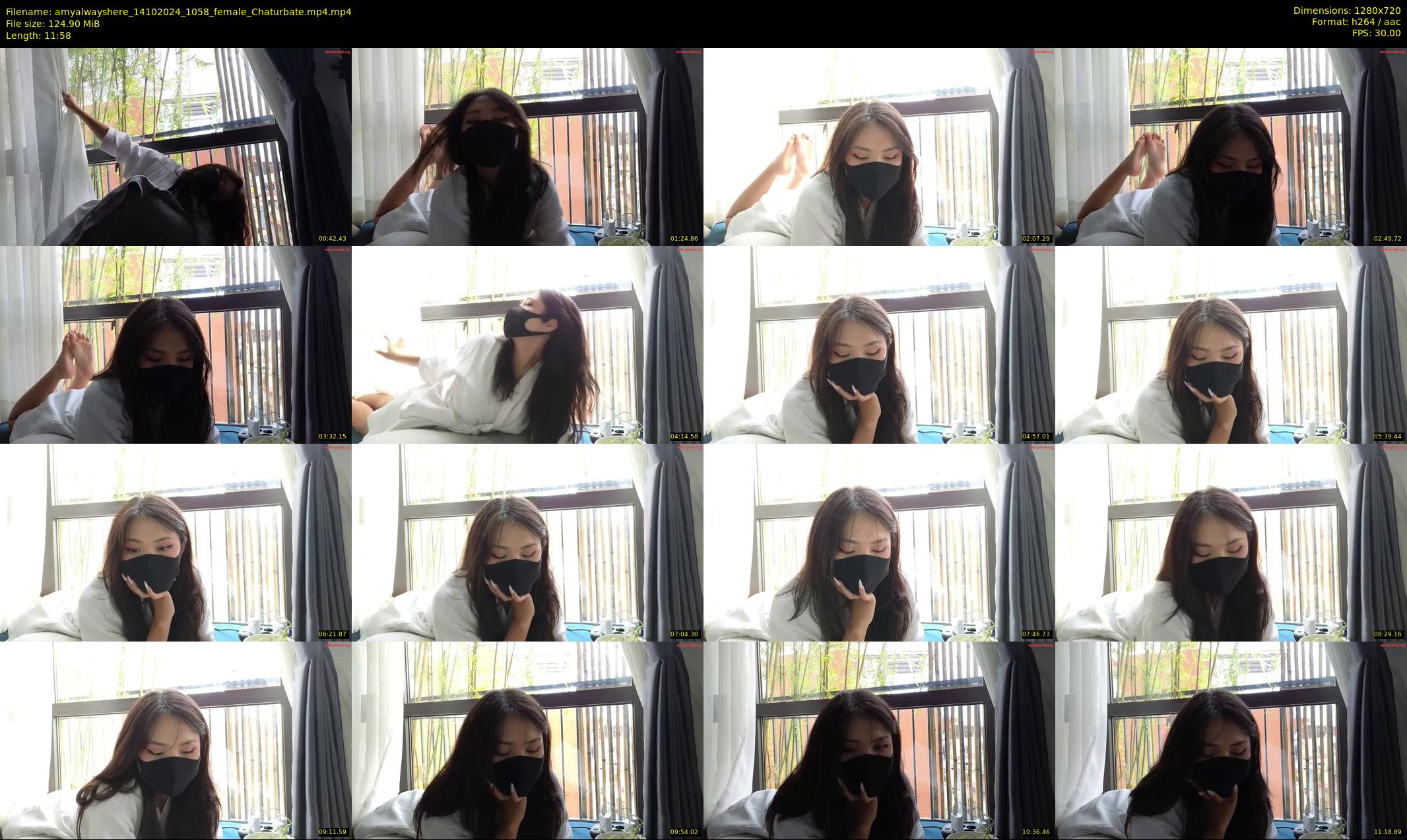 amyalwayshere — 12 minute Chaturbate female cam show recording, 720p, Oct 14, 2024