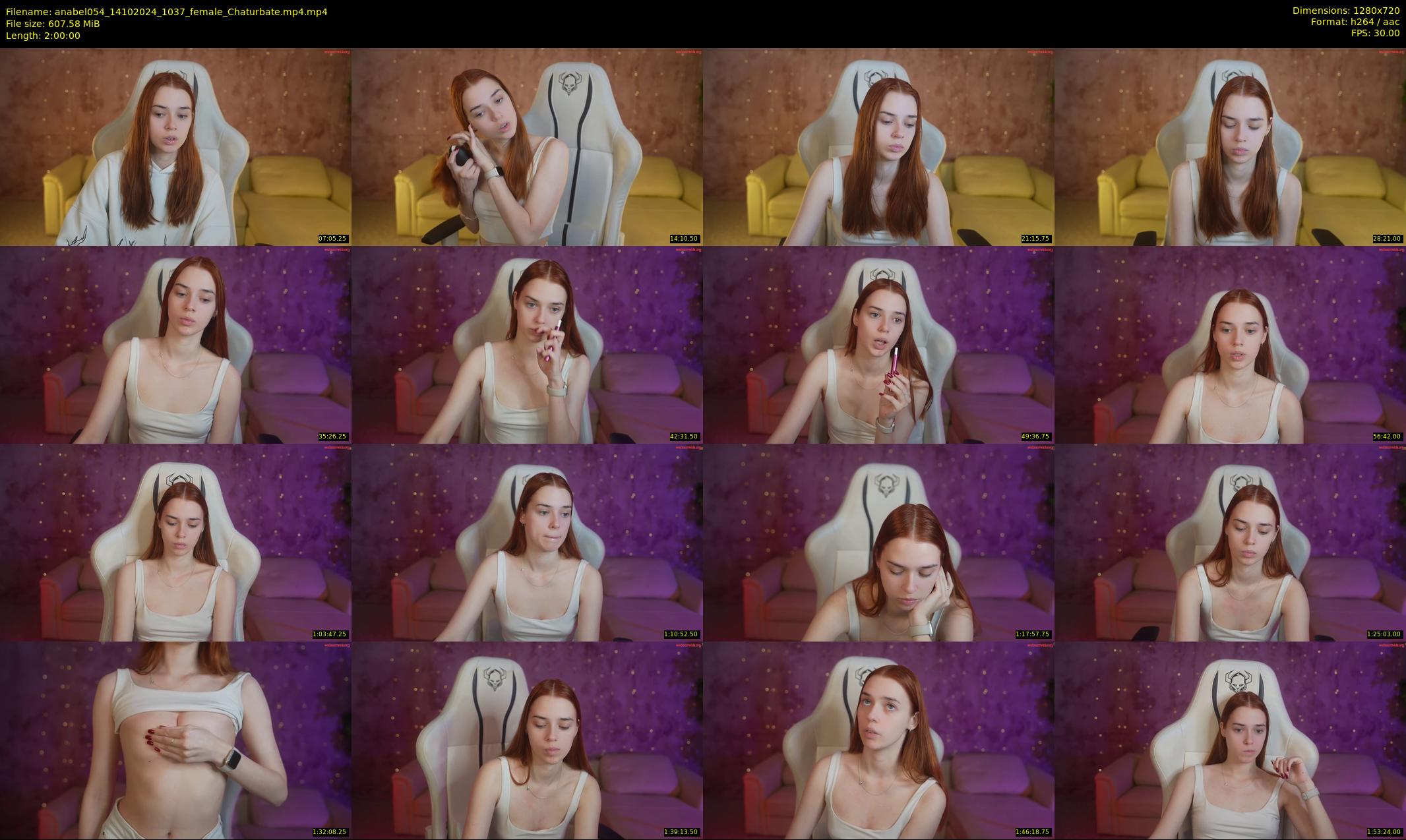 anabel054 — 120 minute Chaturbate female cam show recording, 720p, Oct 14, 2024