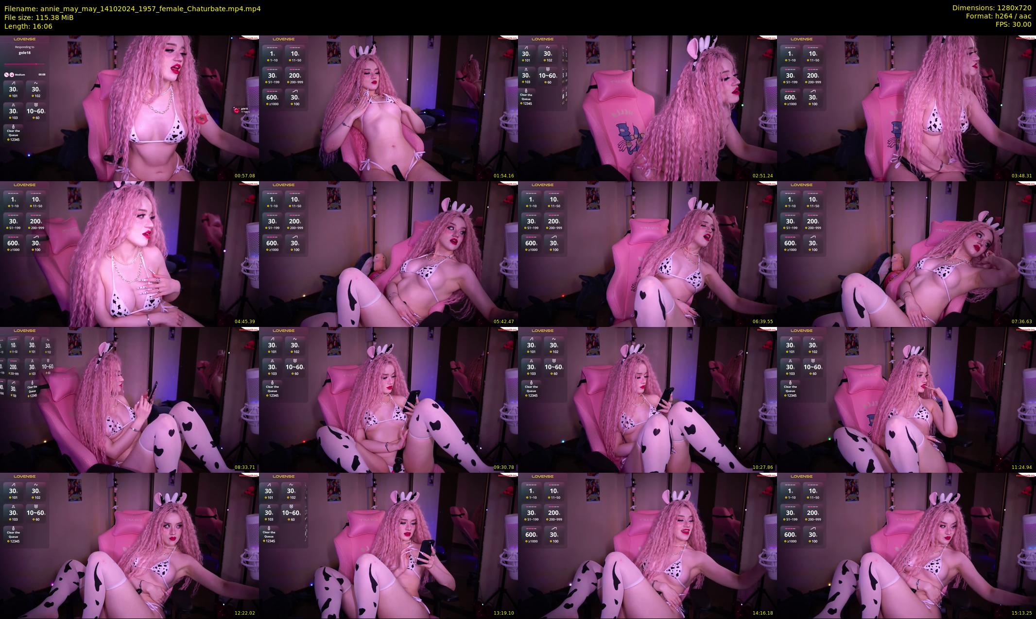 annie_may_may — 17 minute Chaturbate female cam show recording, 720p, Oct 14, 2024