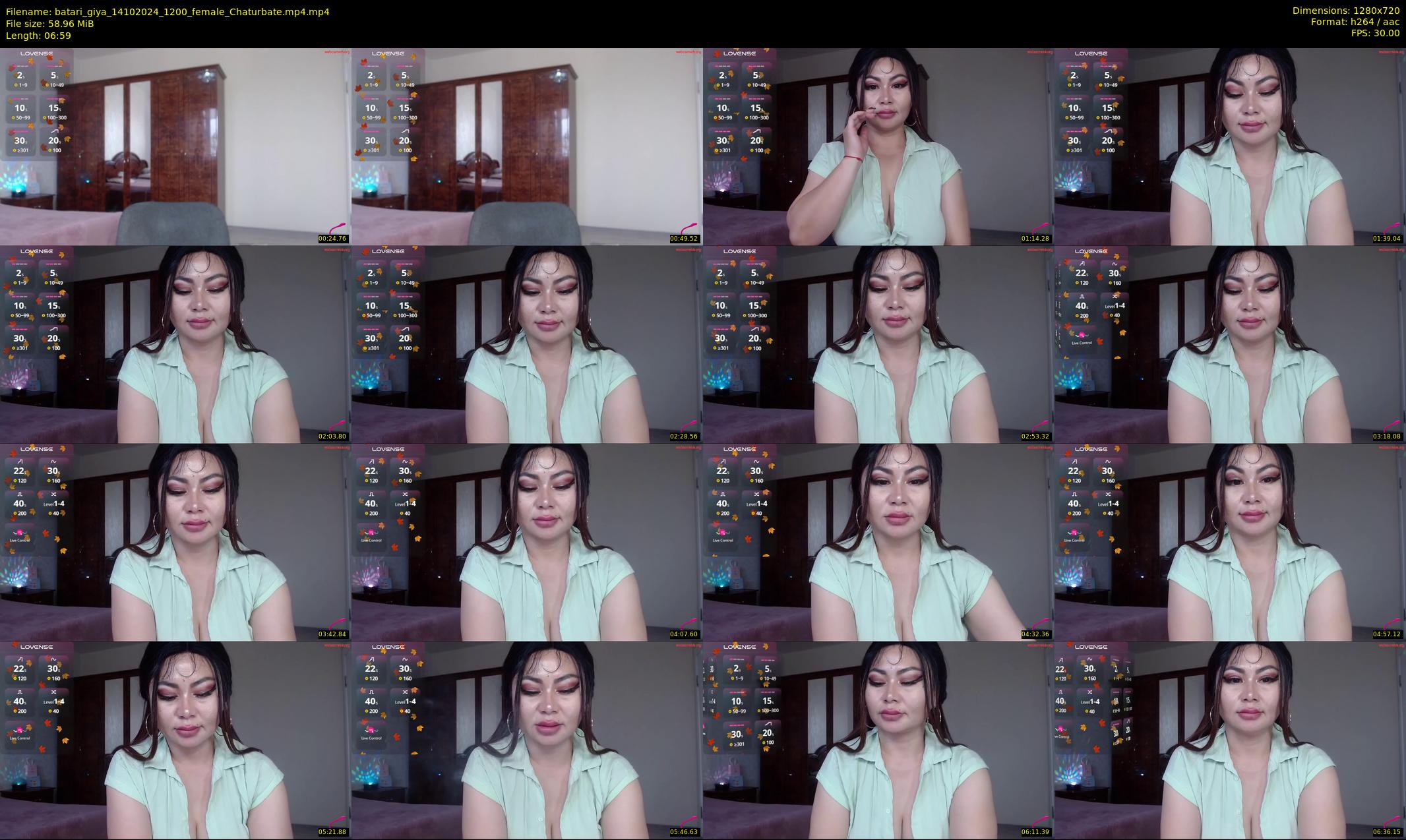 batari_giya — 7 minute Chaturbate female cam show recording, 720p, Oct 14, 2024