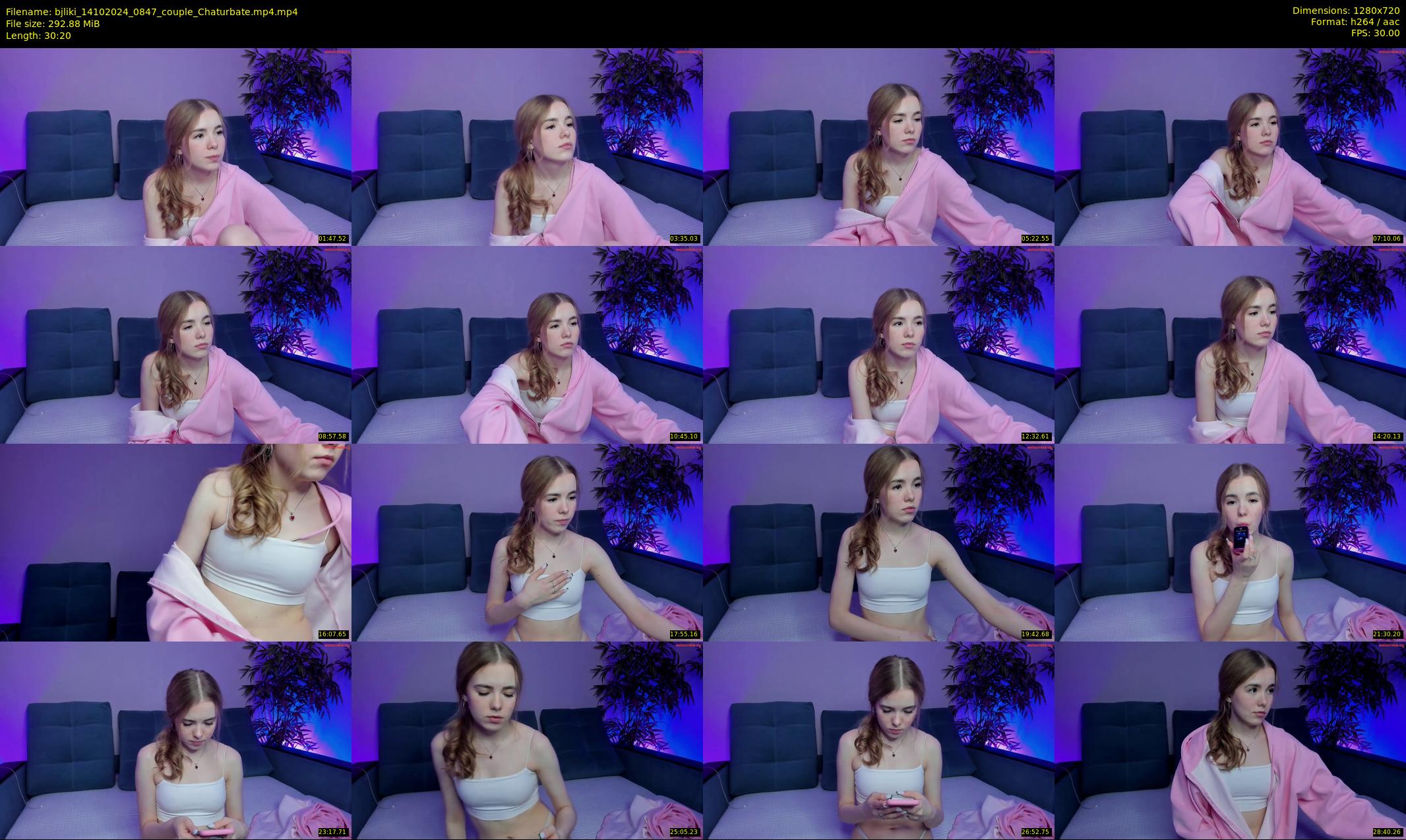 bjliki — 31 minute Chaturbate couple cam show recording, 720p, Oct 14, 2024