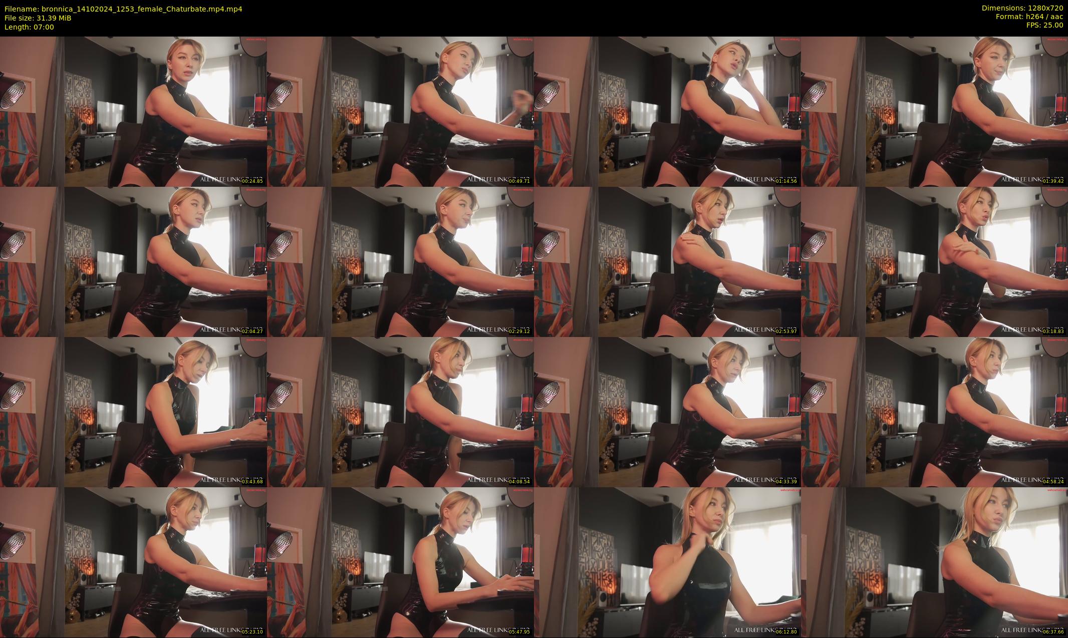 bronnica — 7 minute Chaturbate female cam show recording, 720p, Oct 14, 2024