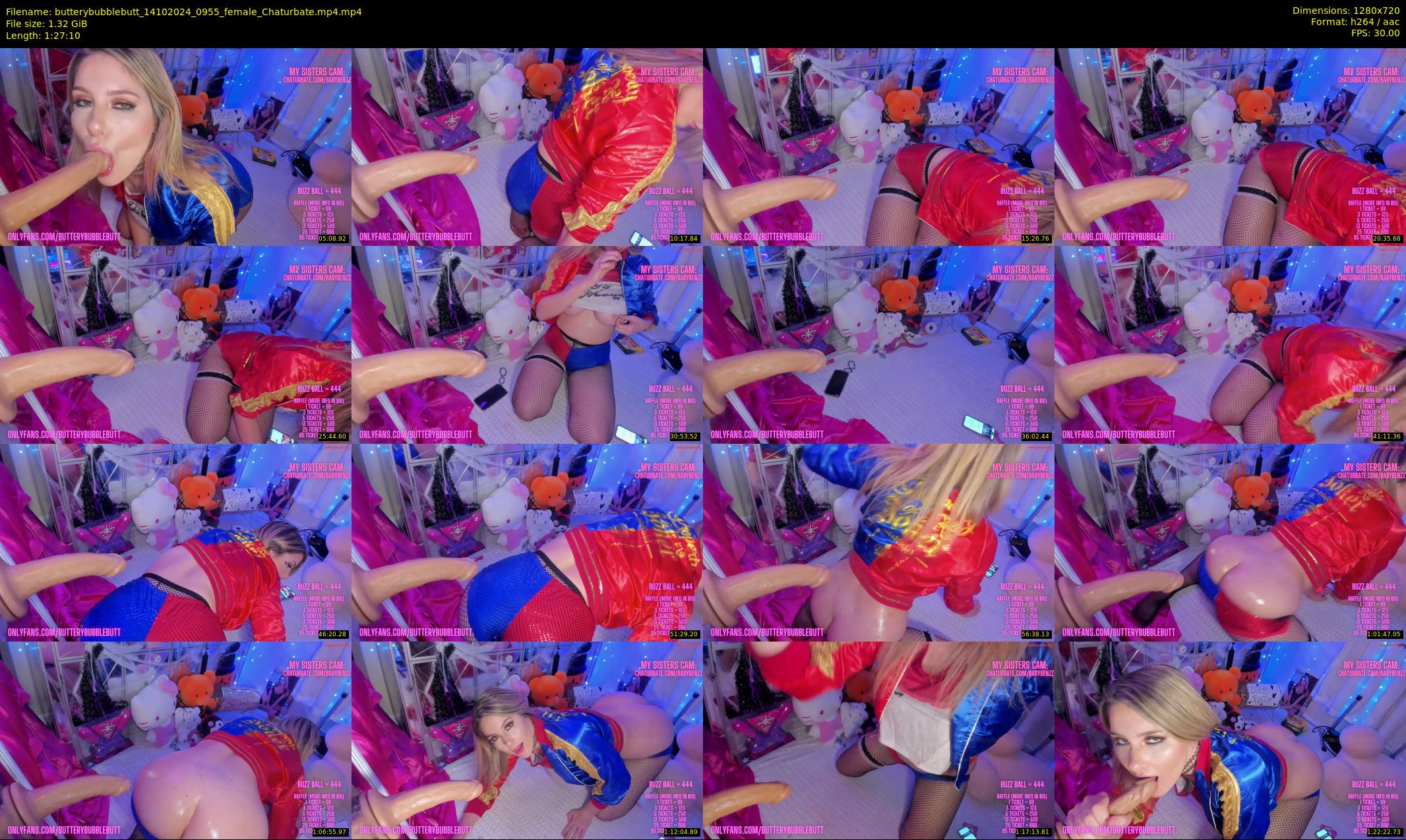 butterybubblebutt — 88 minute Chaturbate couple cam show recording, 720p, Oct 14, 2024