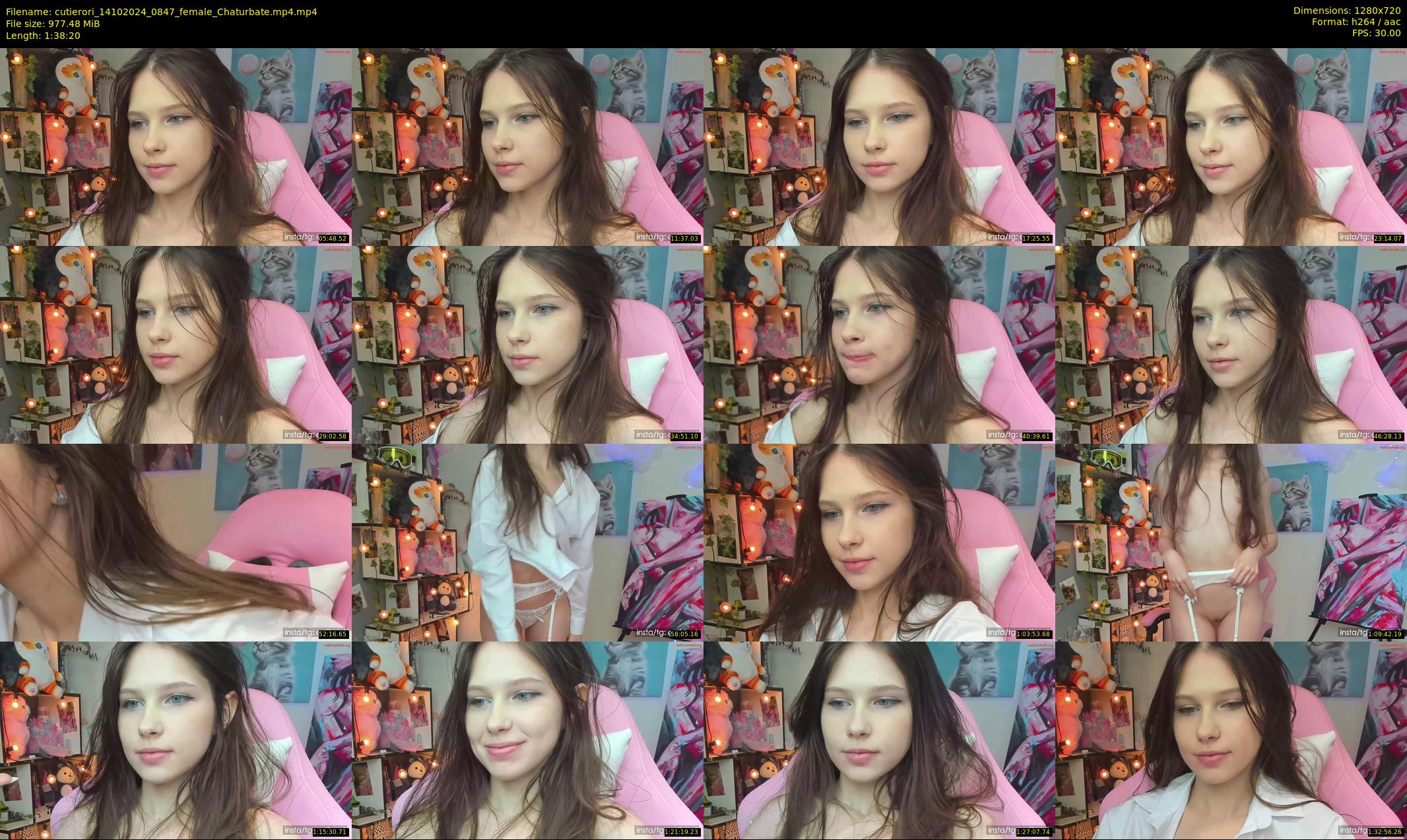 cutierori — 99 minute Chaturbate female cam show recording, 720p, Oct 14, 2024