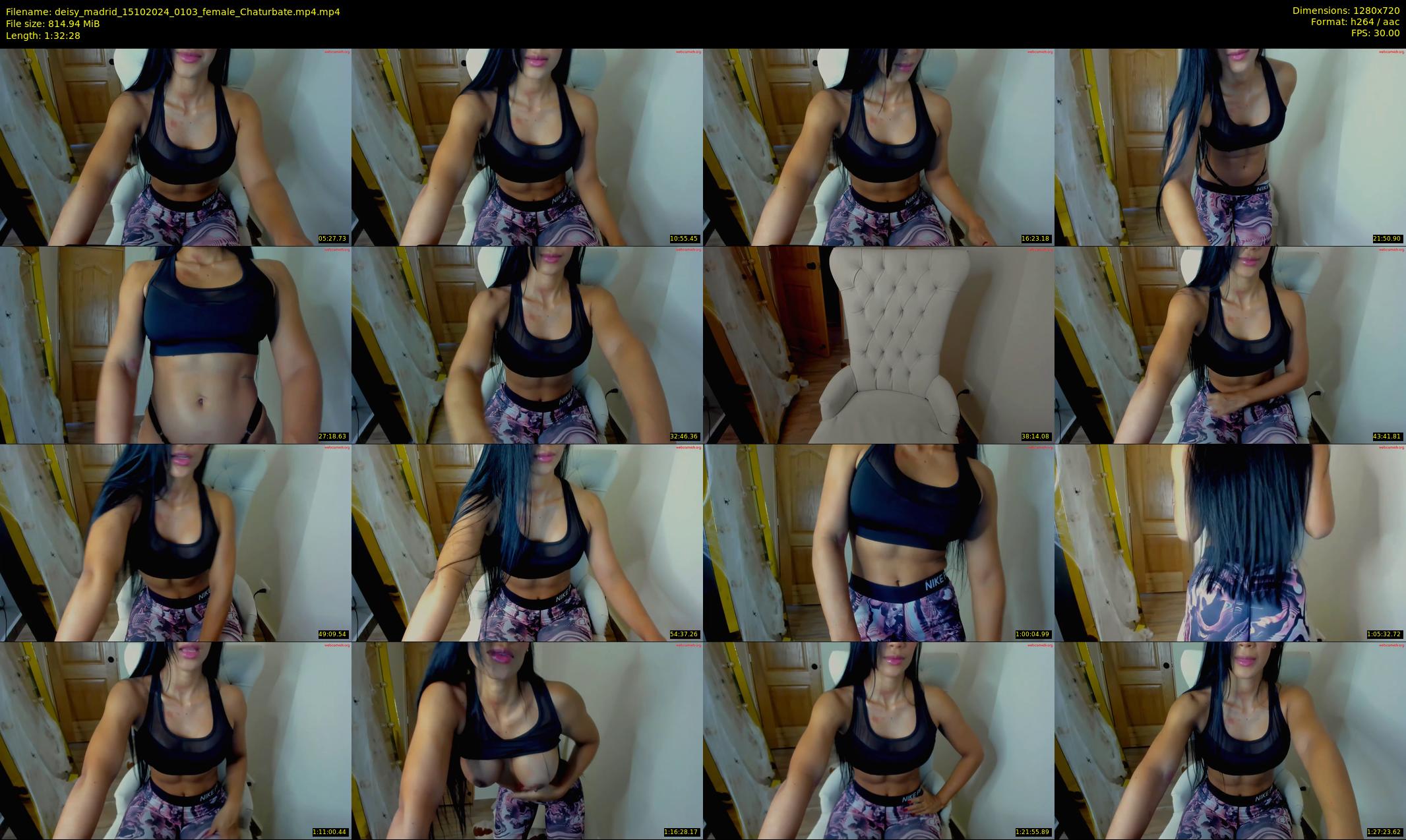 deisy_madrid — 93 minute Chaturbate female cam show recording, 720p, Oct 15, 2024