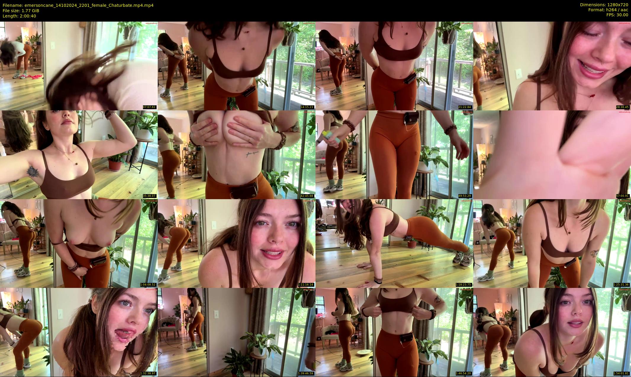 emersoncane — 121 minute Chaturbate female cam show recording, 720p, Oct 14, 2024