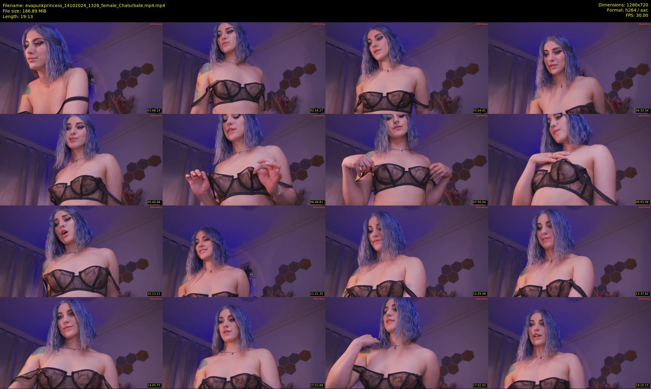 evapunkprincess — 20 minute Chaturbate female cam show recording, 720p, Oct 14, 2024