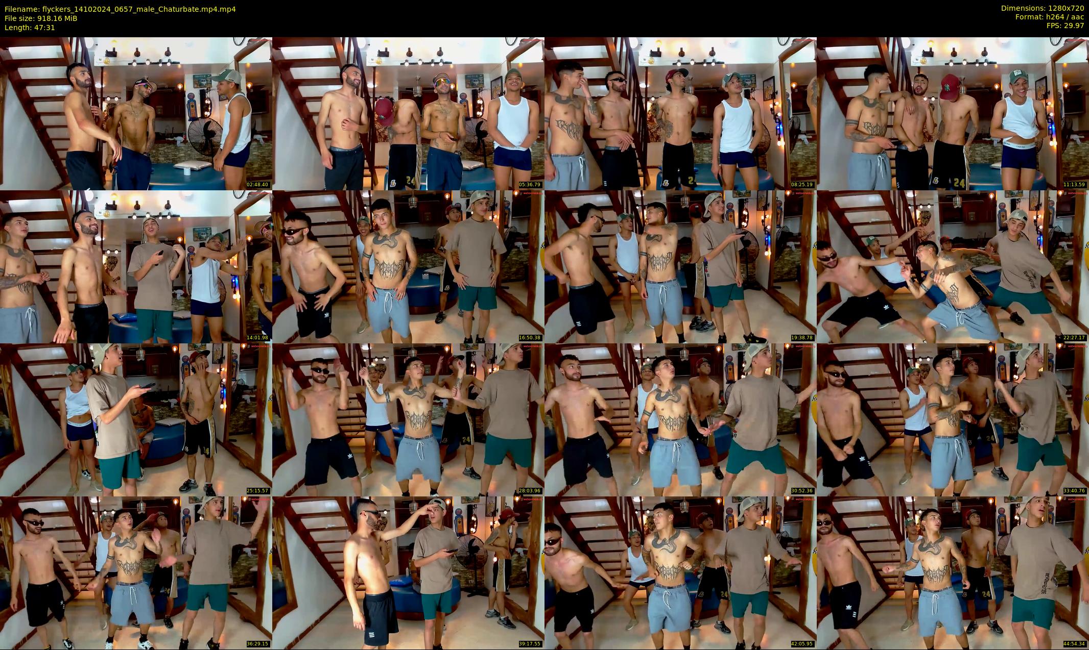 flyckers — 48 minute Chaturbate male cam show recording, 720p, Oct 14, 2024