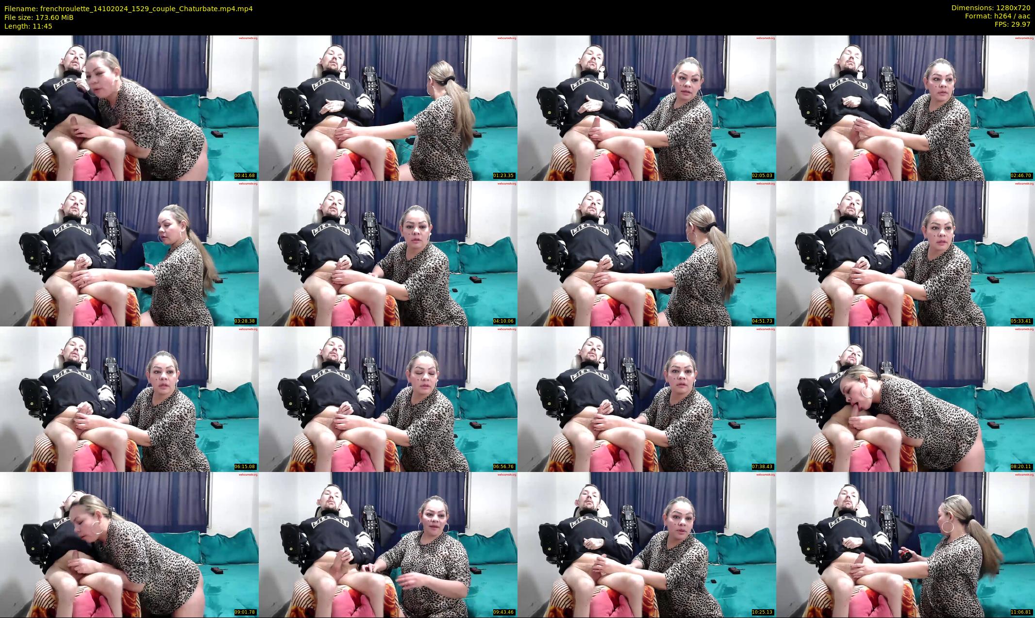 frenchroulette — 12 minute Chaturbate couple cam show recording, 720p, Oct 14, 2024
