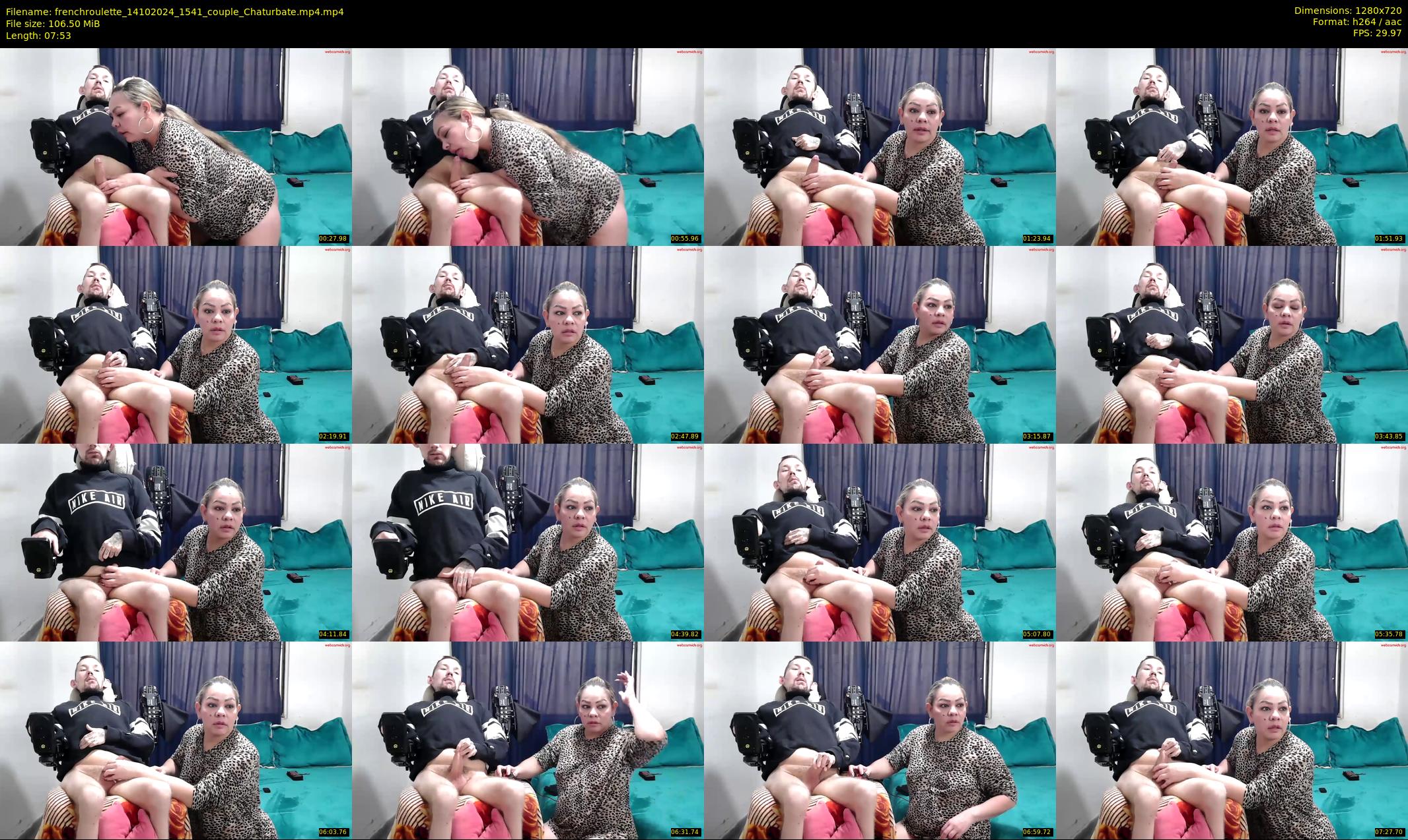 frenchroulette — 8 minute Chaturbate couple cam show recording, 720p, Oct 14, 2024