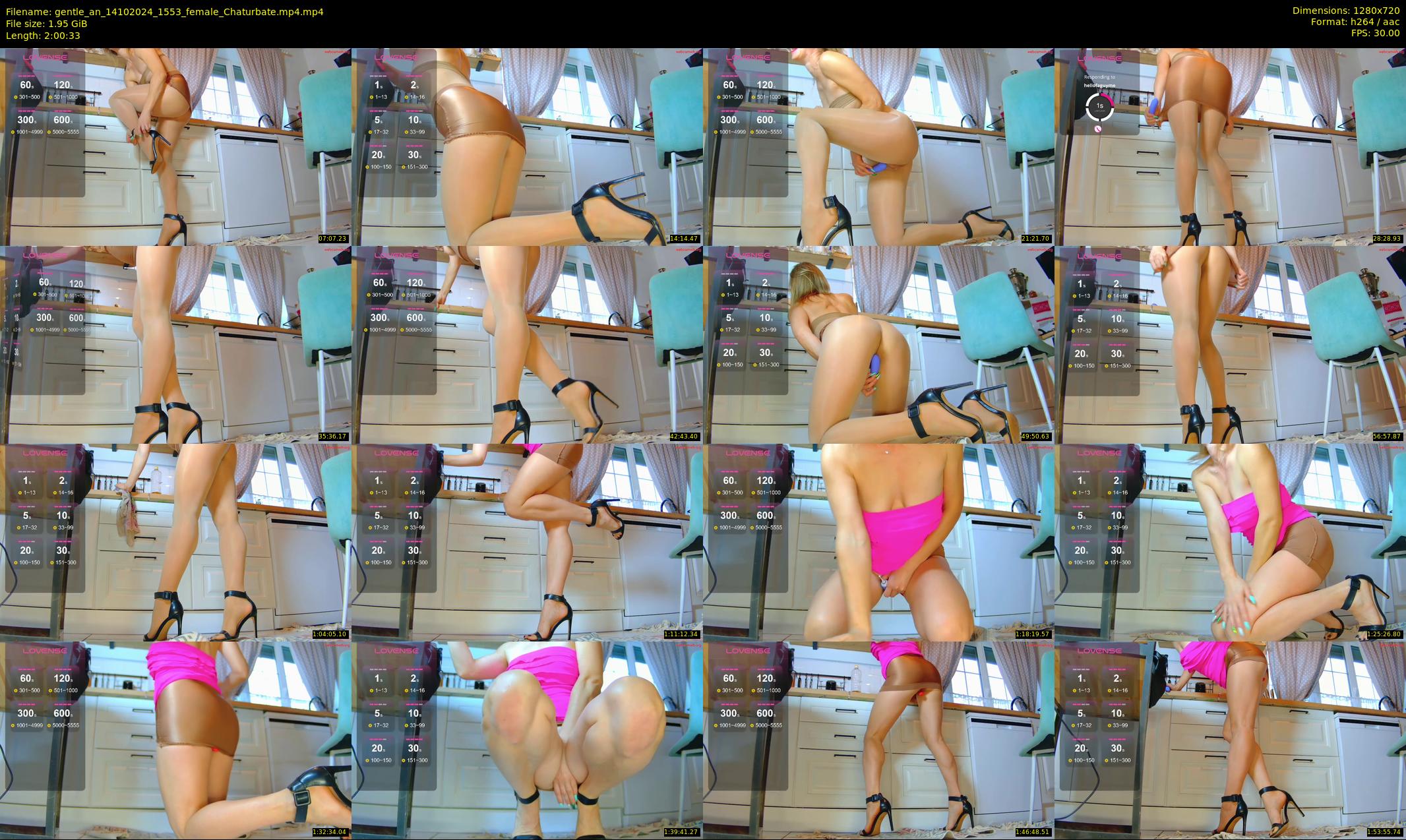 gentle_an — 121 minute Chaturbate female cam show recording, 720p, Oct 14, 2024