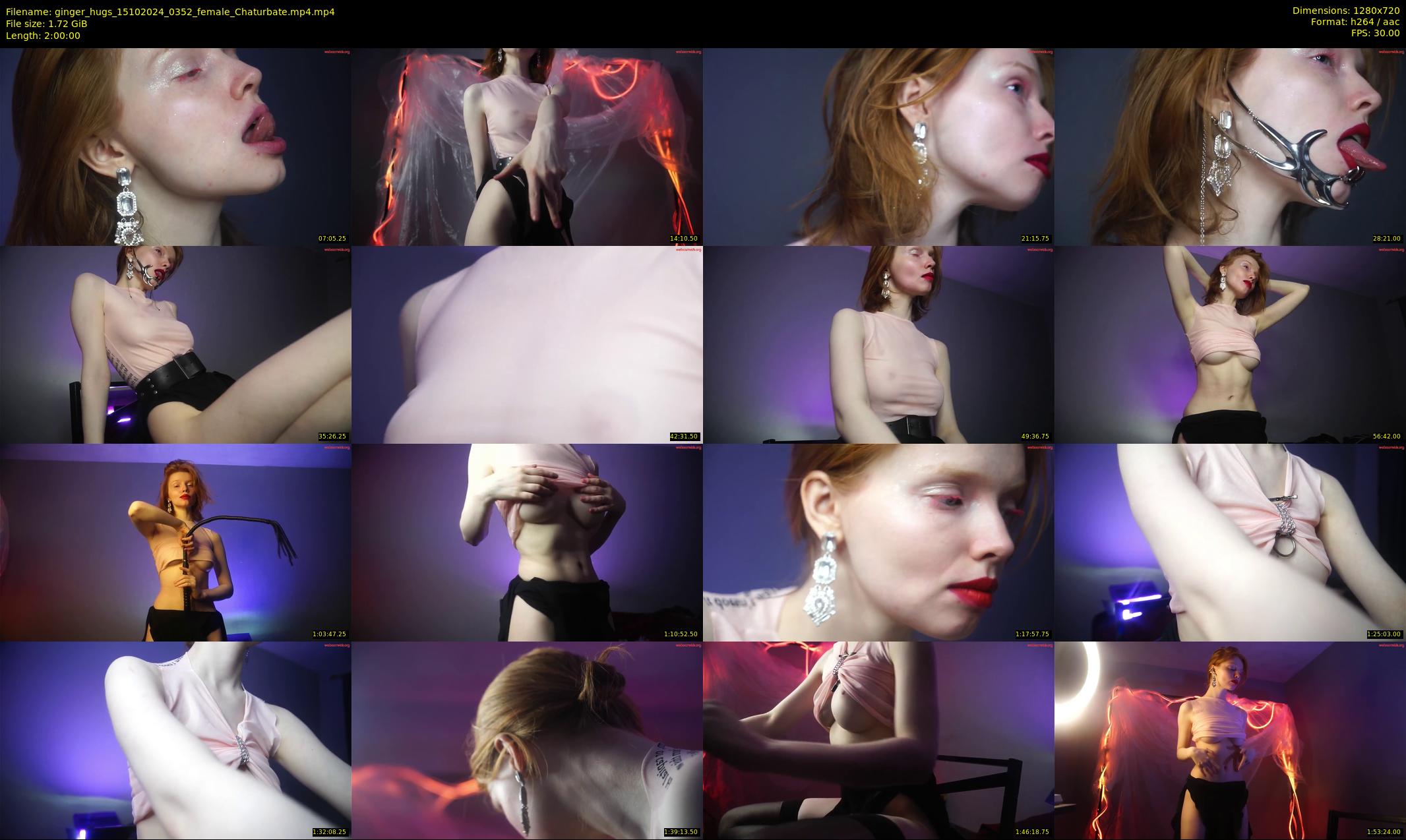ginger_hugs — 120 minute Chaturbate female cam show recording, 720p, Oct 15, 2024