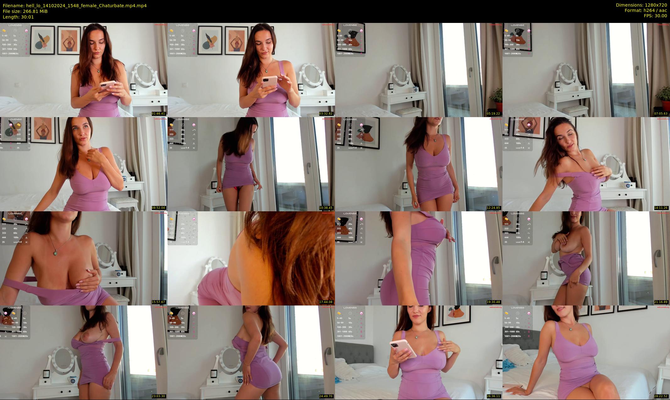hell_lo — 31 minute Chaturbate female cam show recording, 720p, Oct 14, 2024