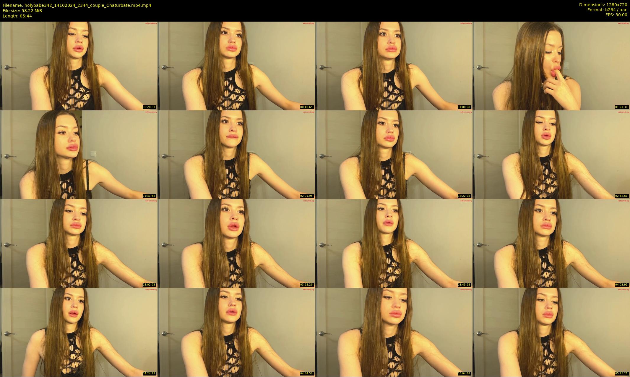 holybabe342 — 6 minute Chaturbate couple cam show recording, 720p, Oct 14, 2024