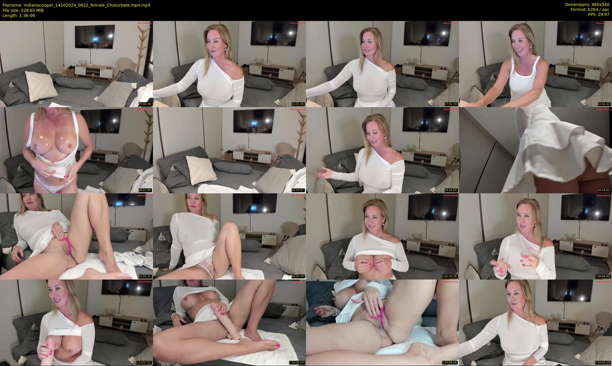 indianacooper — 97 minute Chaturbate female cam show recording, 480p, Oct 14, 2024