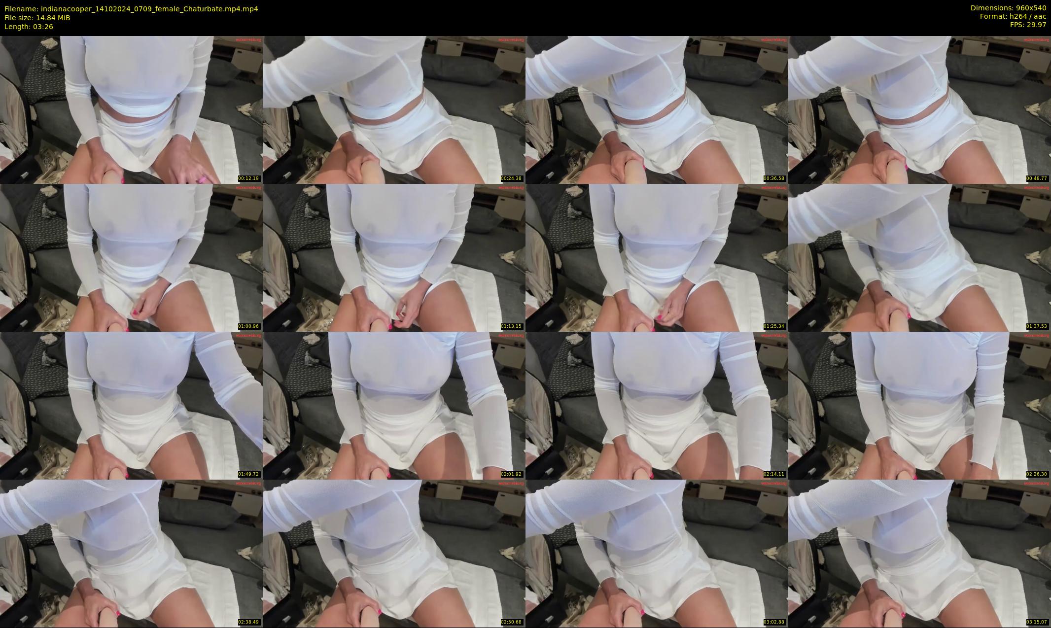 indianacooper — 4 minute Chaturbate female cam show recording, 480p, Oct 14, 2024