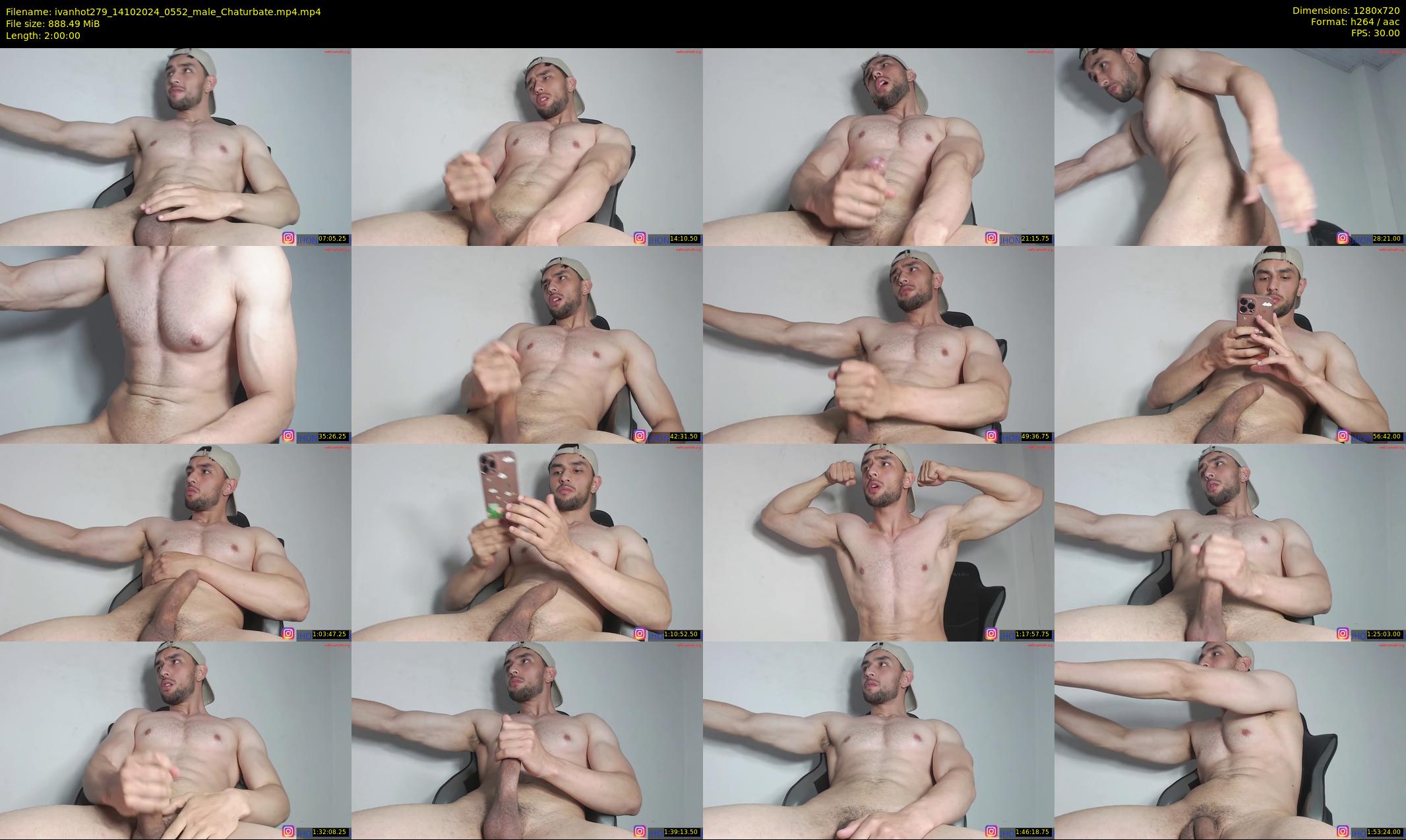 ivanhot279 — 120 minute Chaturbate male cam show recording, 720p, Oct 14, 2024