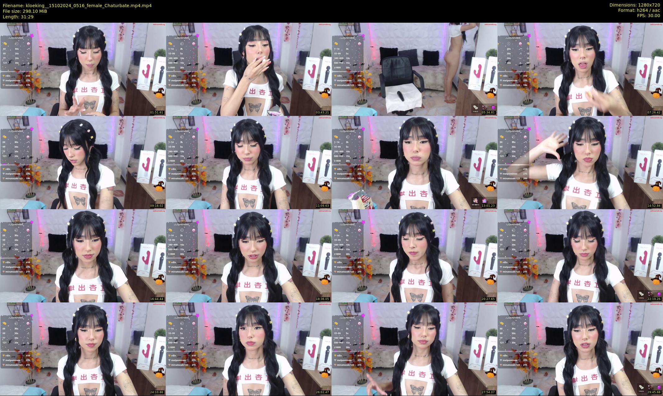 kloeking_ — 32 minute Chaturbate female cam show recording, 720p, Oct 15, 2024