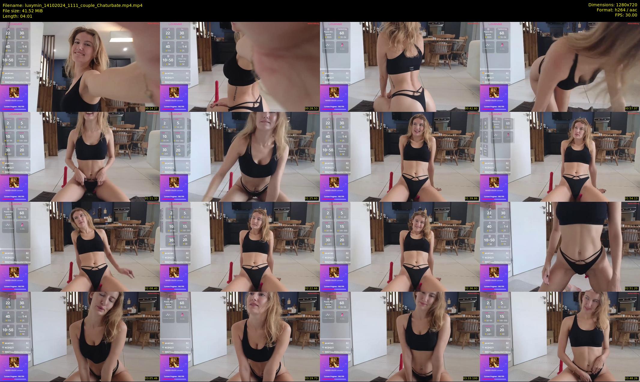 luxymin — 5 minute Chaturbate couple cam show recording, 720p, Oct 14, 2024