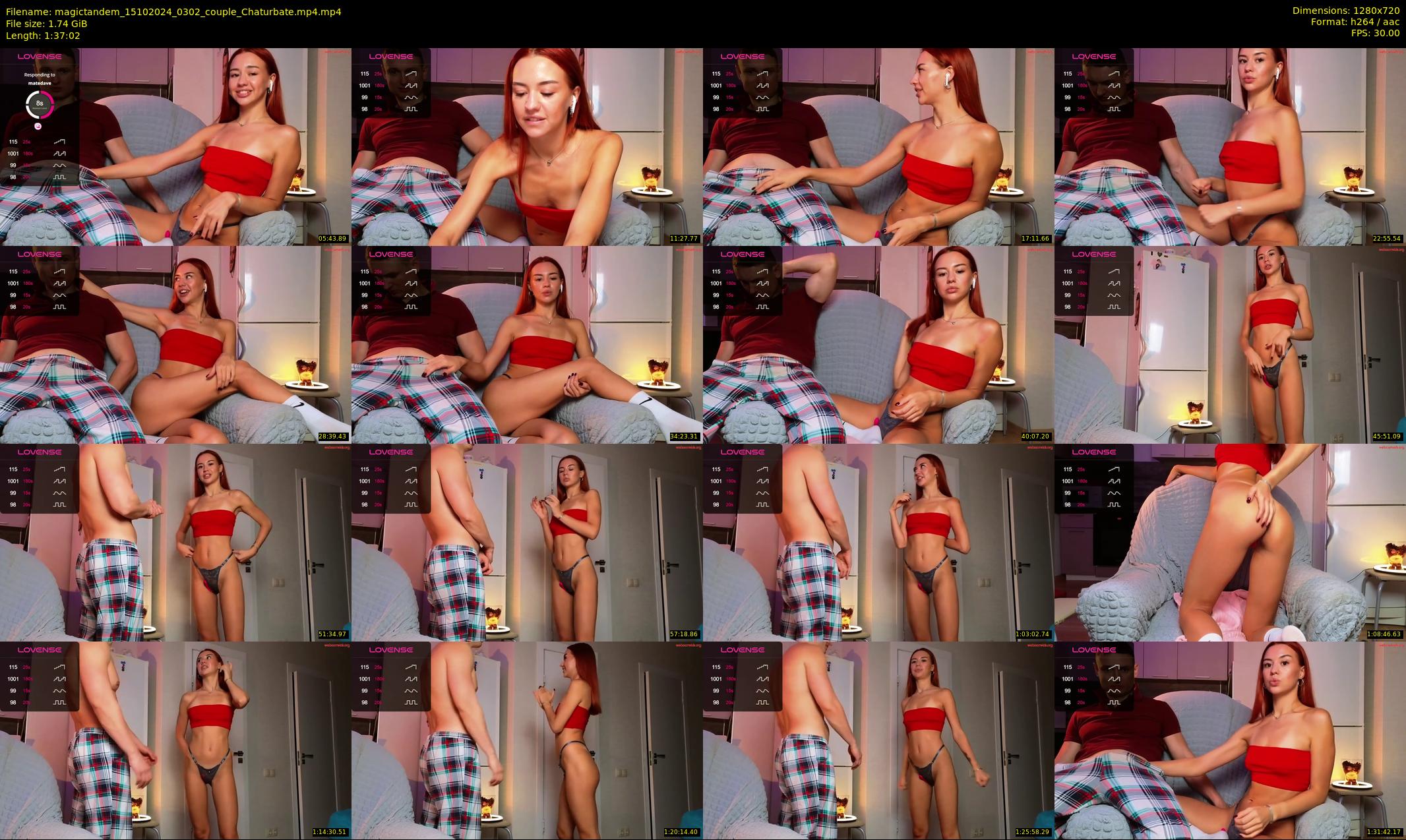 magictandem — 98 minute Chaturbate couple cam show recording, 720p, Oct 15, 2024