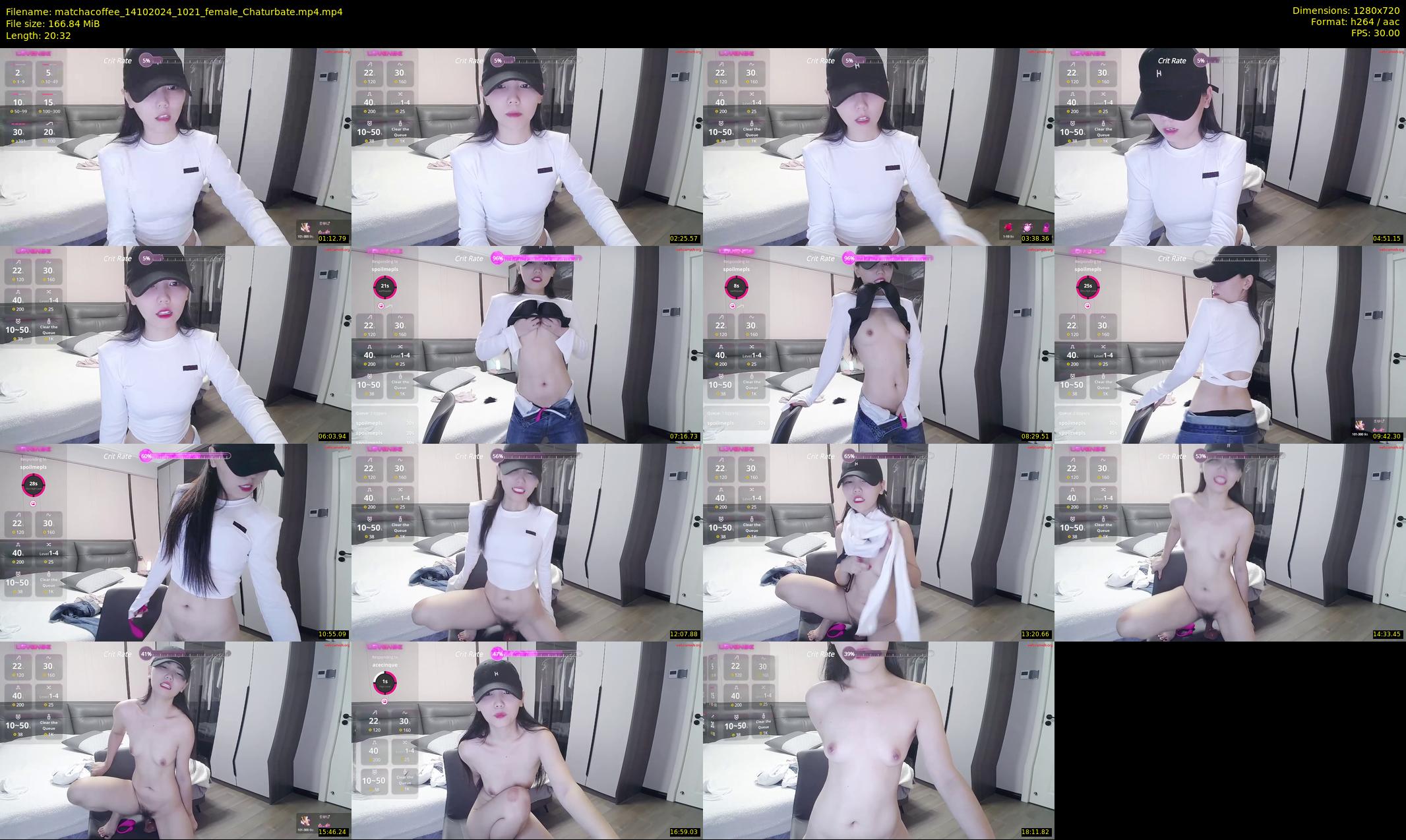 matchacoffee — 21 minute Chaturbate female cam show recording, 720p, Oct 14, 2024