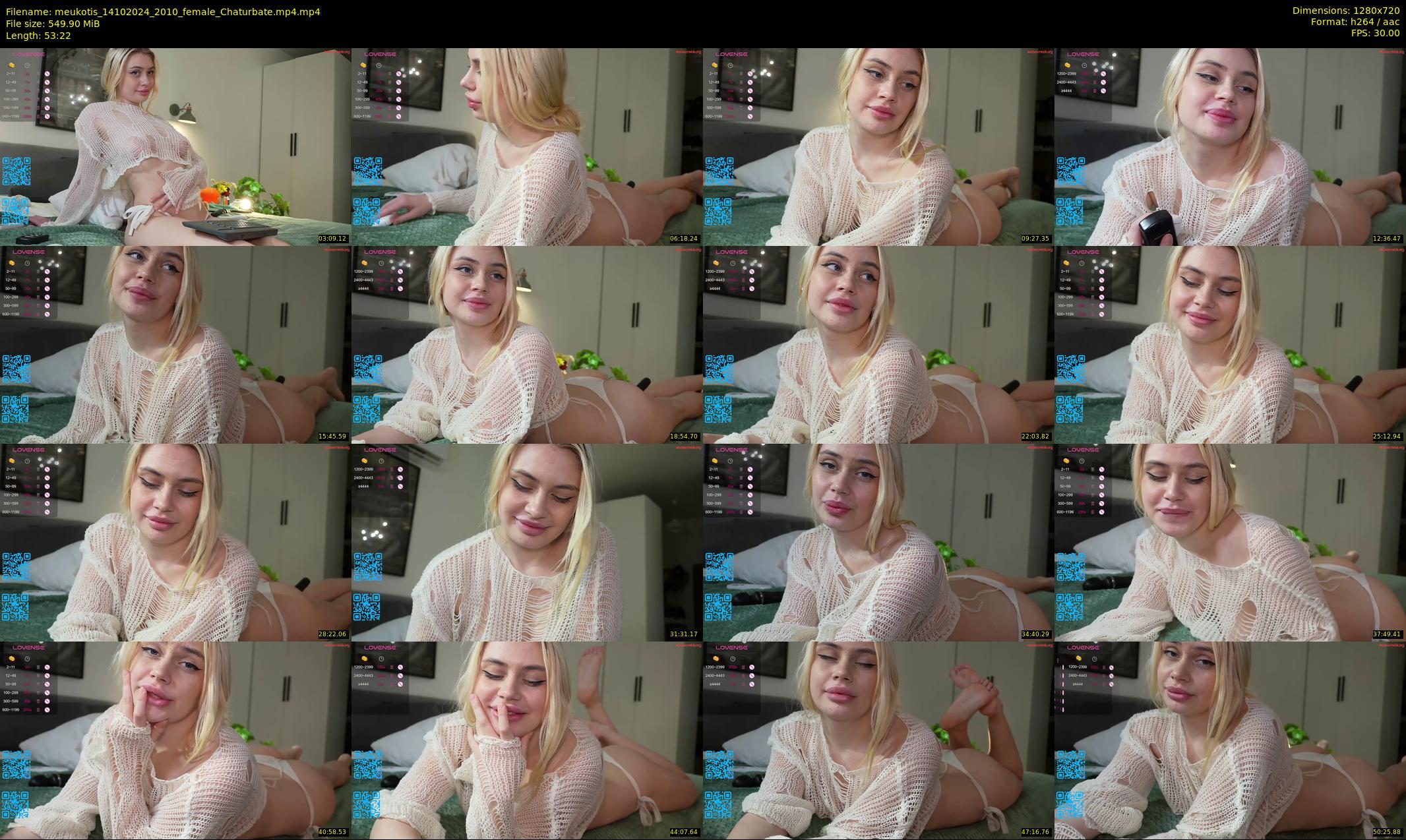 meukotis — 54 minute Chaturbate female cam show recording, 720p, Oct 14, 2024