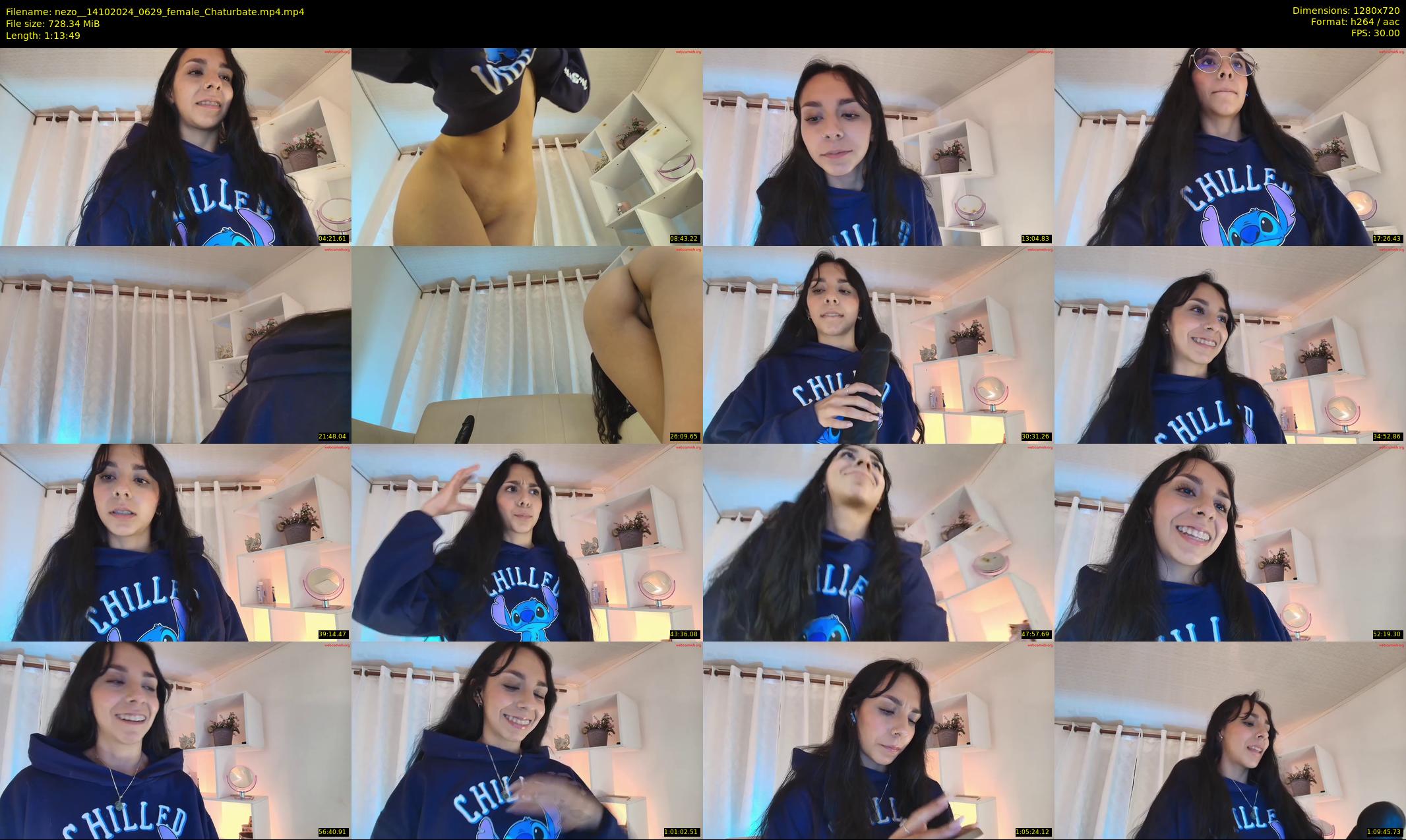 nezo_ — 74 minute Chaturbate female cam show recording, 720p, Oct 14, 2024