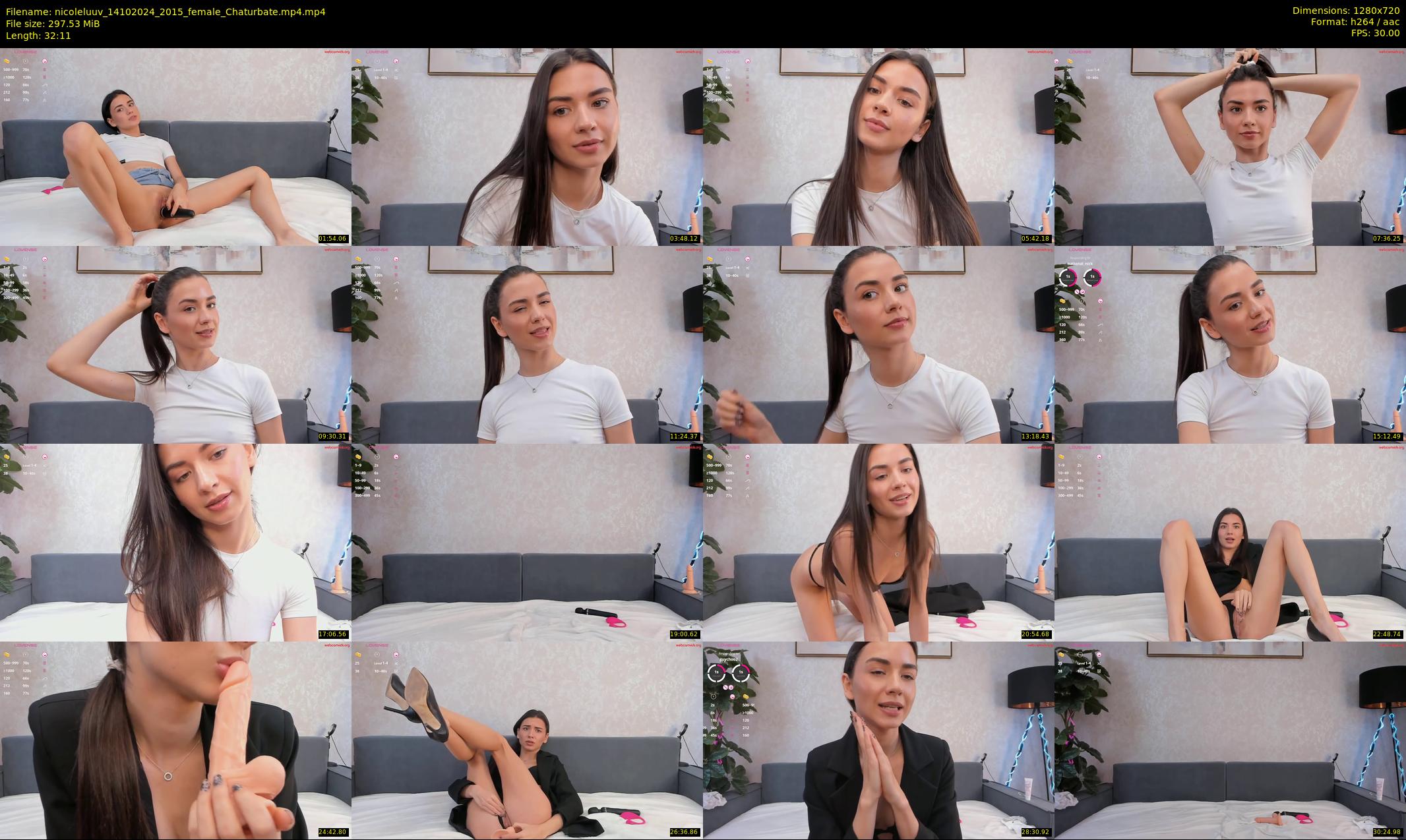 nicoleluuv — 33 minute Chaturbate female cam show recording, 720p, Oct 14, 2024
