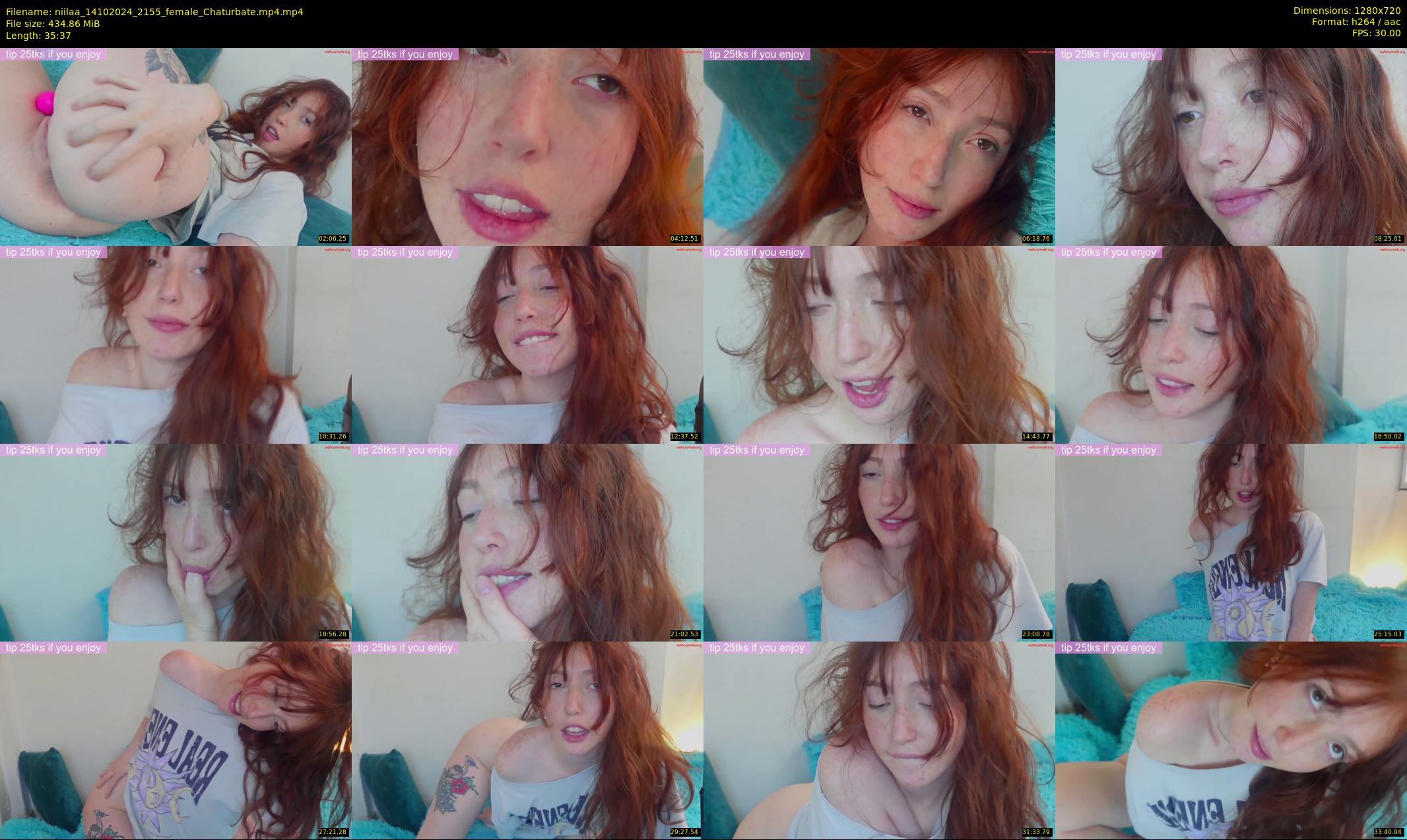 niilaa — 36 minute Chaturbate female cam show recording, 720p, Oct 14, 2024