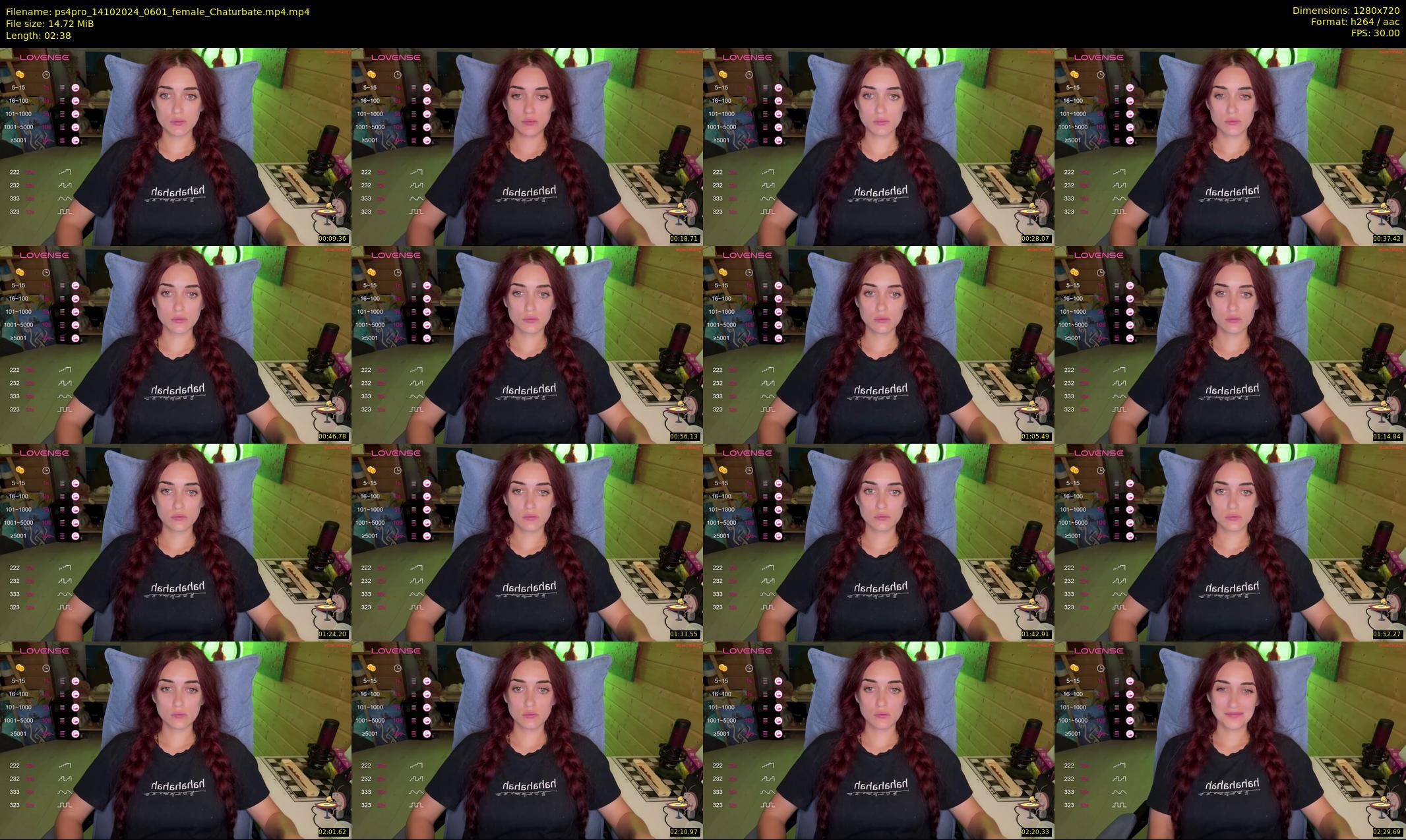 ps4pro — 3 minute Chaturbate female cam show recording, 720p, Oct 14, 2024