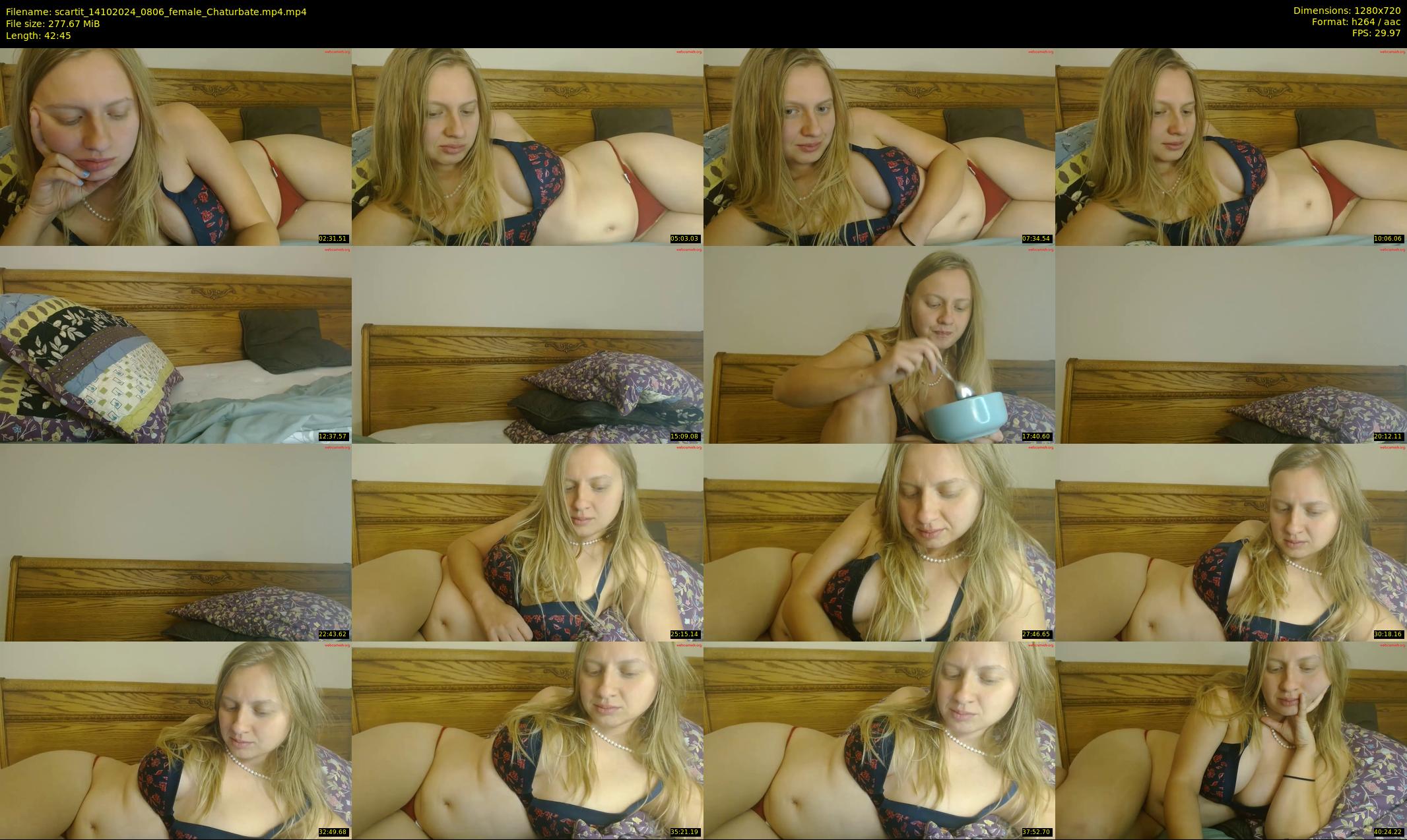 scartit — 43 minute Chaturbate female cam show recording, 720p, Oct 14, 2024