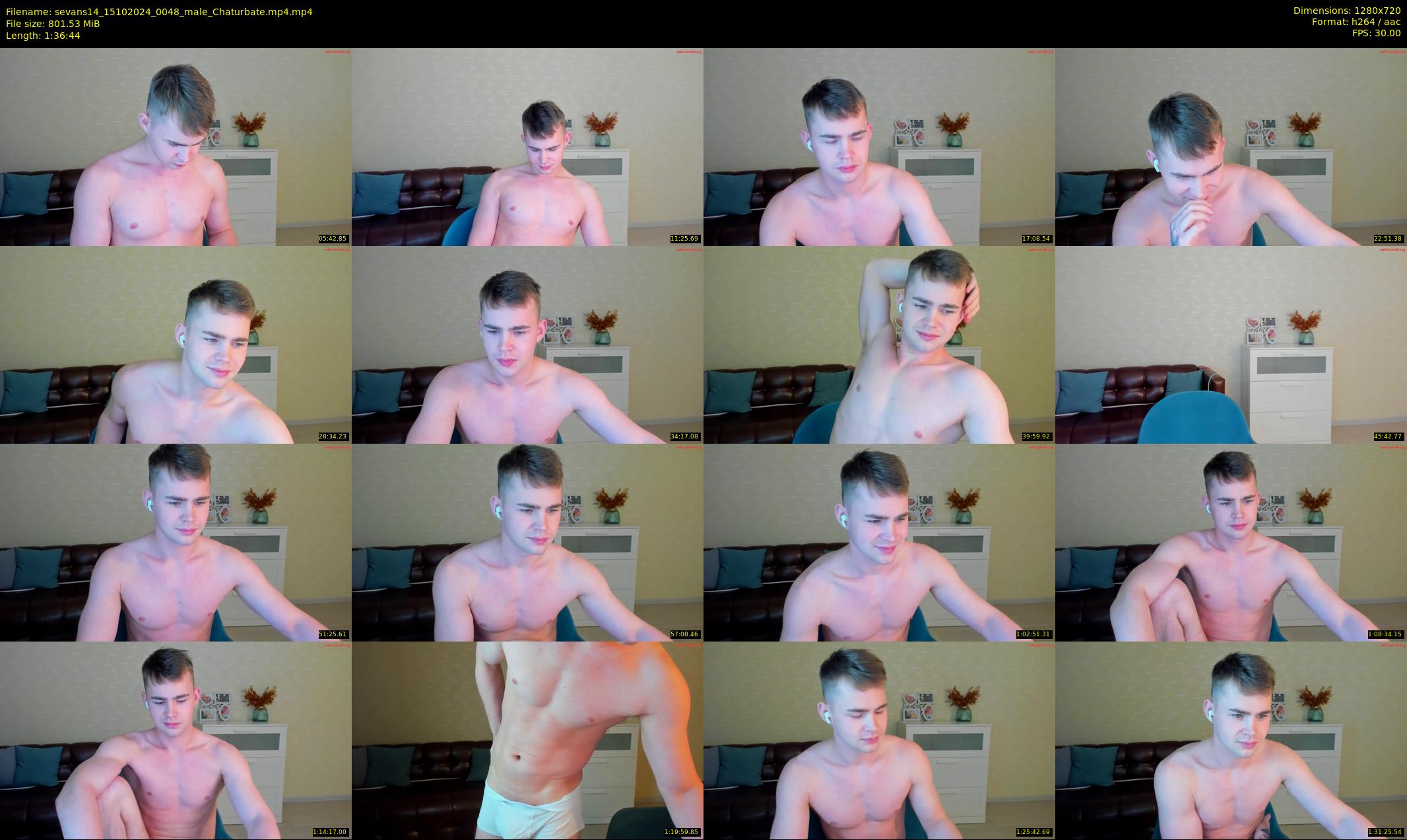 sevans14 — 97 minute Chaturbate male cam show recording, 720p, Oct 15, 2024