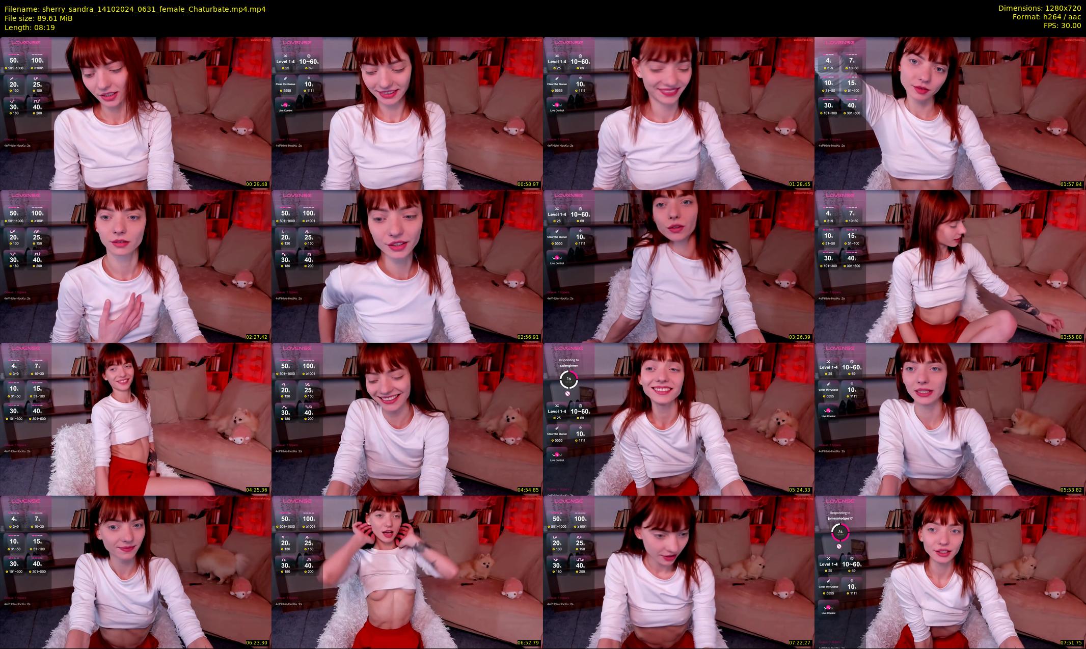 sherry_sandra — 9 minute Chaturbate female cam show recording, 720p, Oct 14, 2024