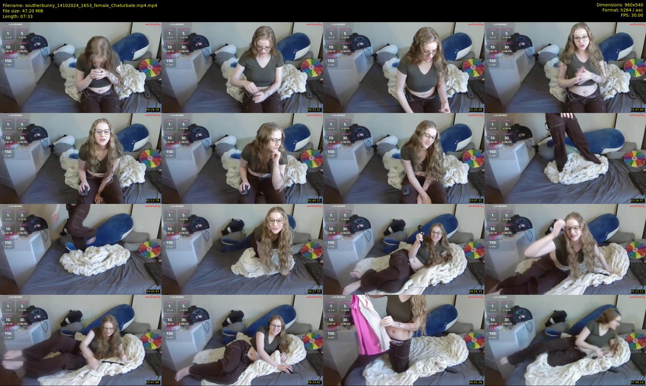 southerbunny — 8 minute Chaturbate female cam show recording, 480p, Oct 14, 2024