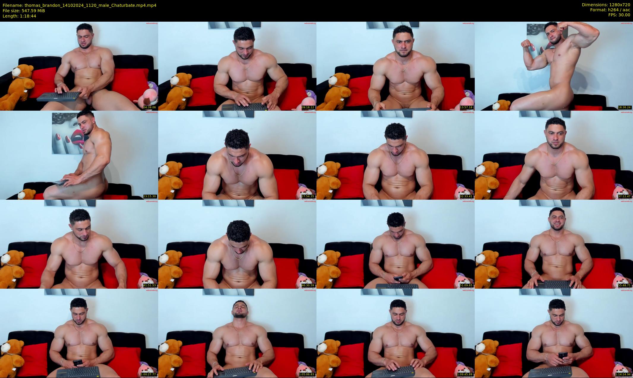 thomas_brandon — 79 minute Chaturbate male cam show recording, 720p, Oct 14, 2024