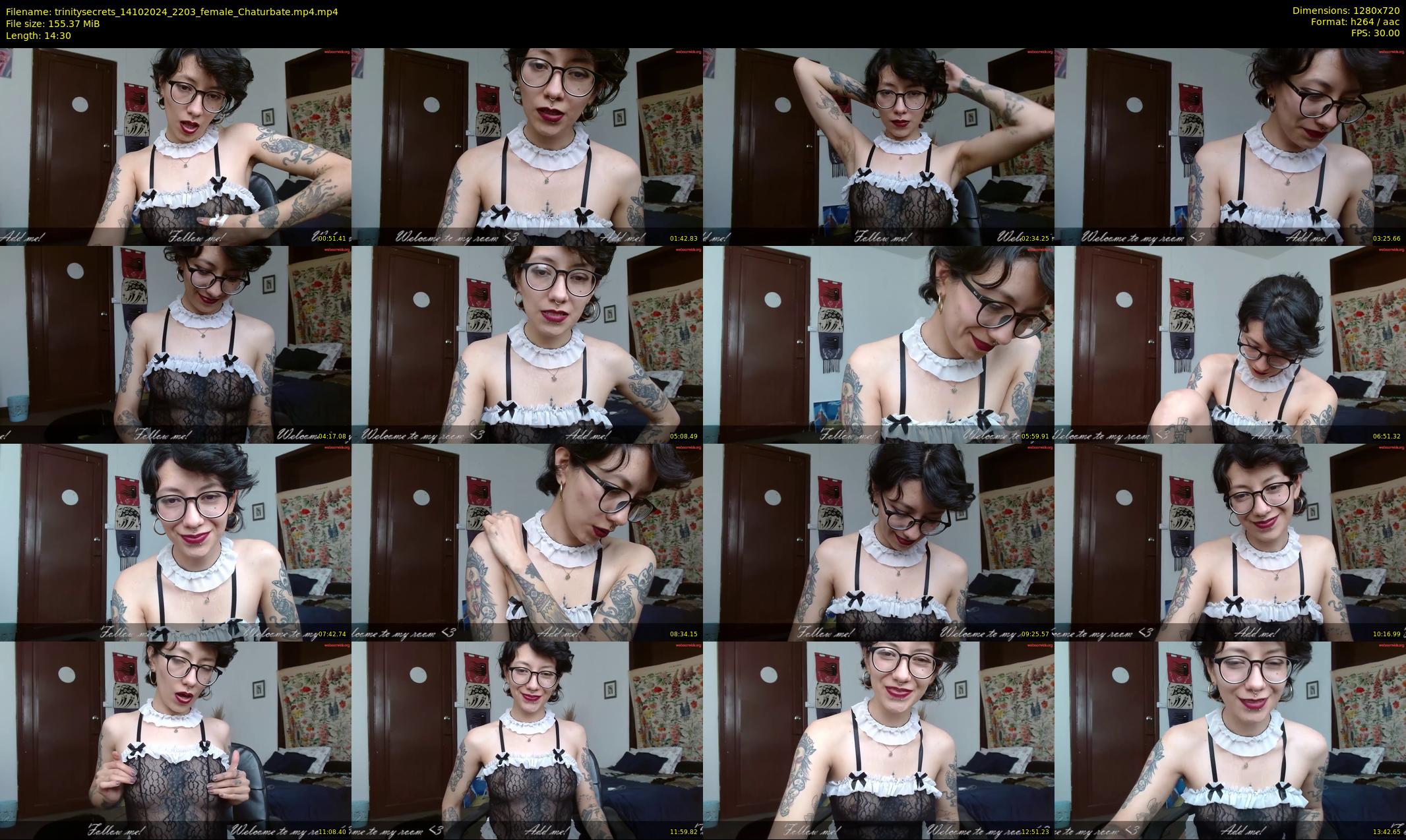 trinitysecrets — 15 minute Chaturbate female cam show recording, 720p, Oct 14, 2024