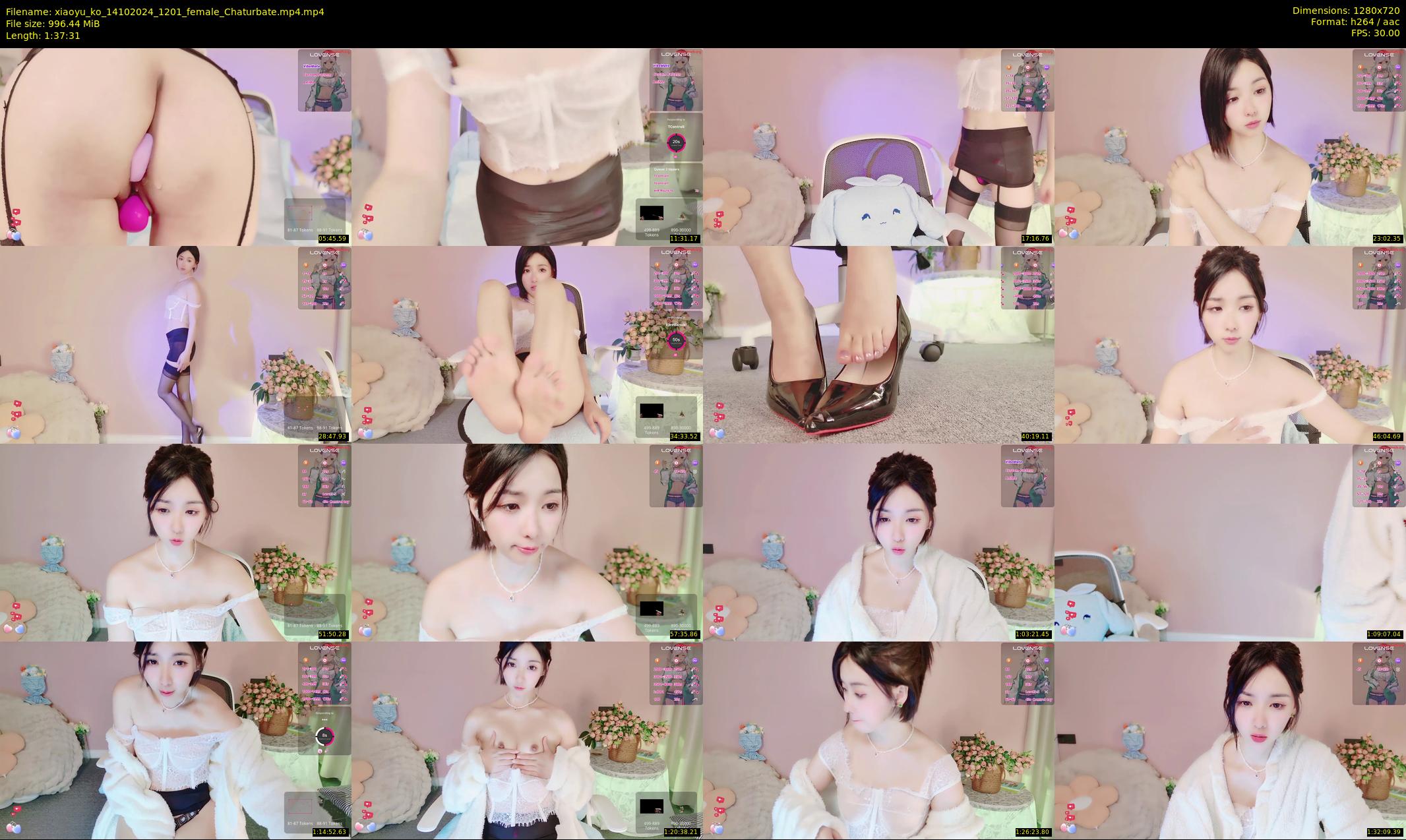 xiaoyu_ko — 98 minute Chaturbate female cam show recording, 720p, Oct 14, 2024