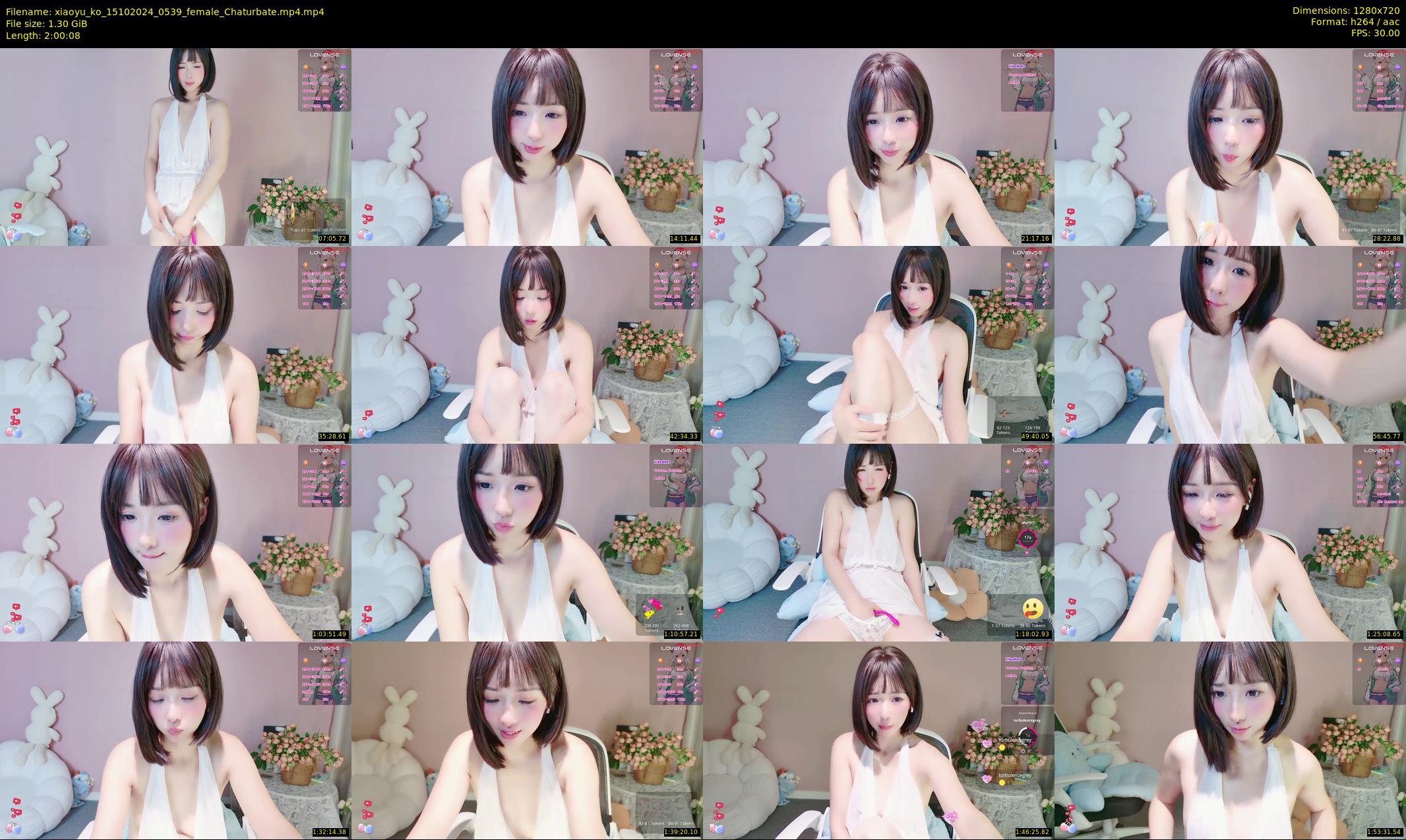 xiaoyu_ko — 121 minute Chaturbate female cam show recording, 720p, Oct 15, 2024