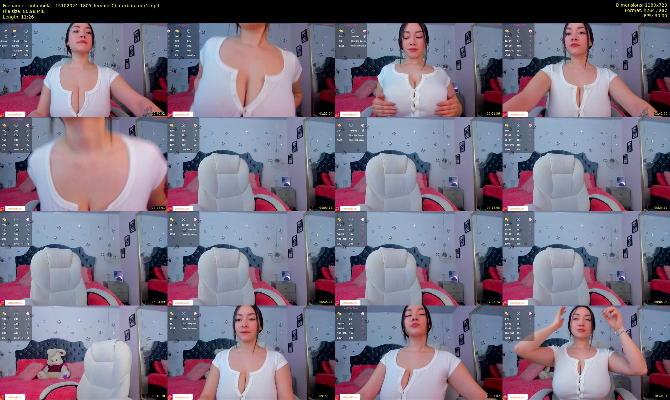 _antonnela_ — 12 minute Chaturbate female cam show recording, 720p, Oct 15, 2024
