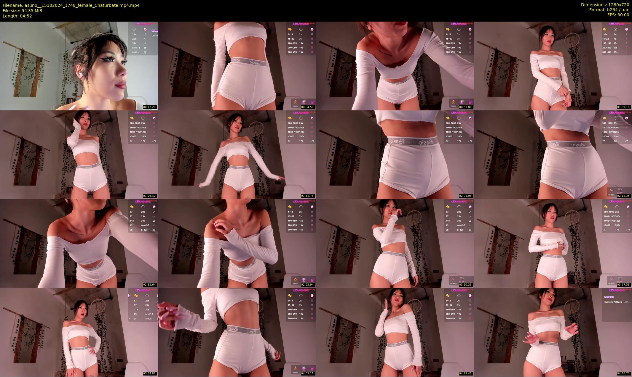asuno_ — 5 minute Chaturbate female cam show recording, 720p, Oct 15, 2024