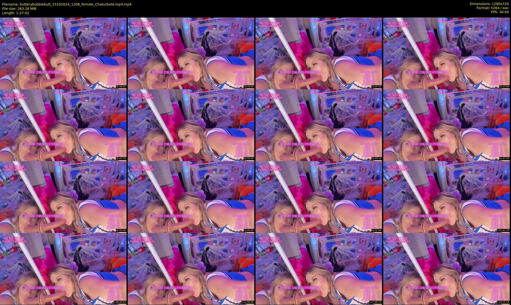 butterybubblebutt — 88 minute Chaturbate couple cam show recording, 720p, Oct 15, 2024