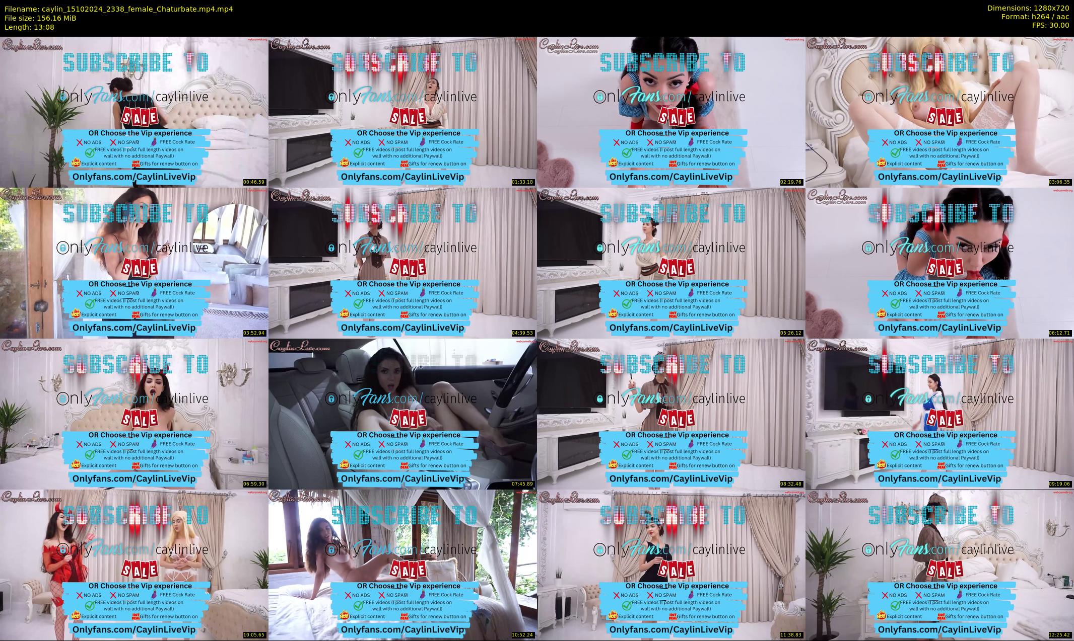caylin — 14 minute Chaturbate female cam show recording, 720p, Oct 15, 2024