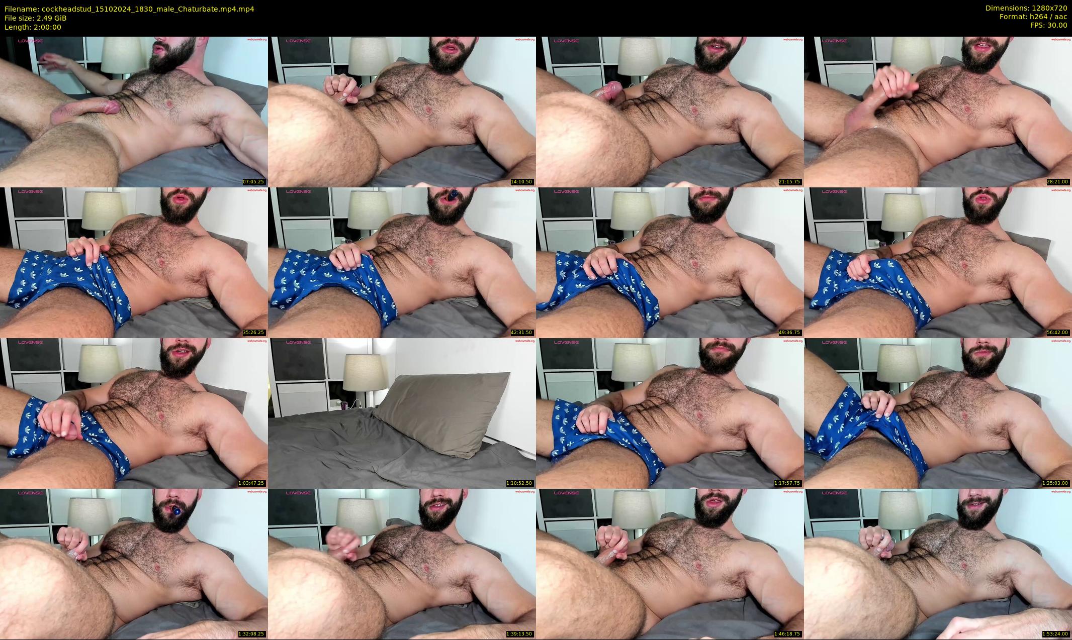 cockheadstud — 120 minute Chaturbate male cam show recording, 720p, Oct 15, 2024