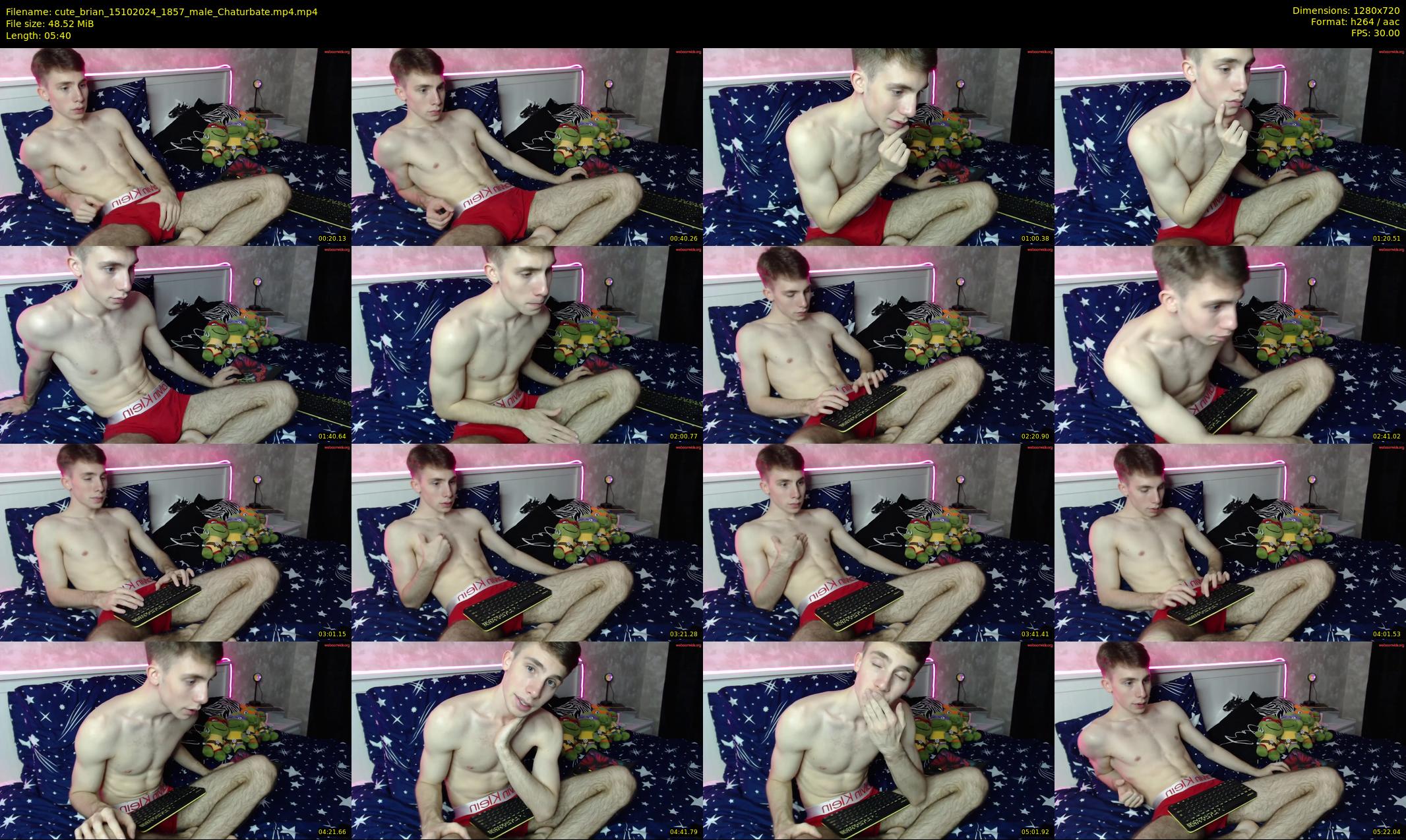 cute_brian — 6 minute Chaturbate male cam show recording, 720p, Oct 15, 2024