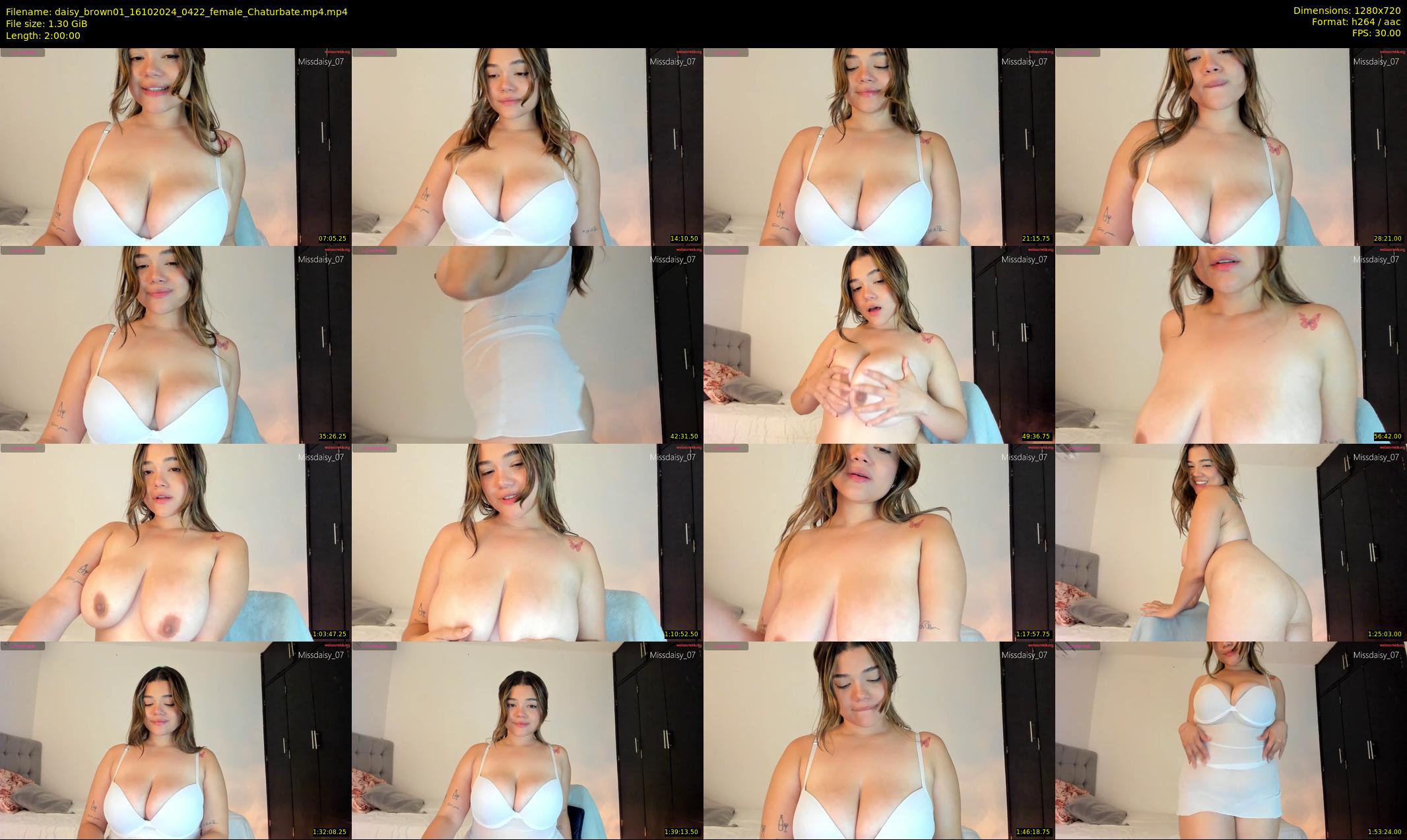daisy_brown01 — 120 minute Chaturbate female cam show recording, 720p, Oct 16, 2024
