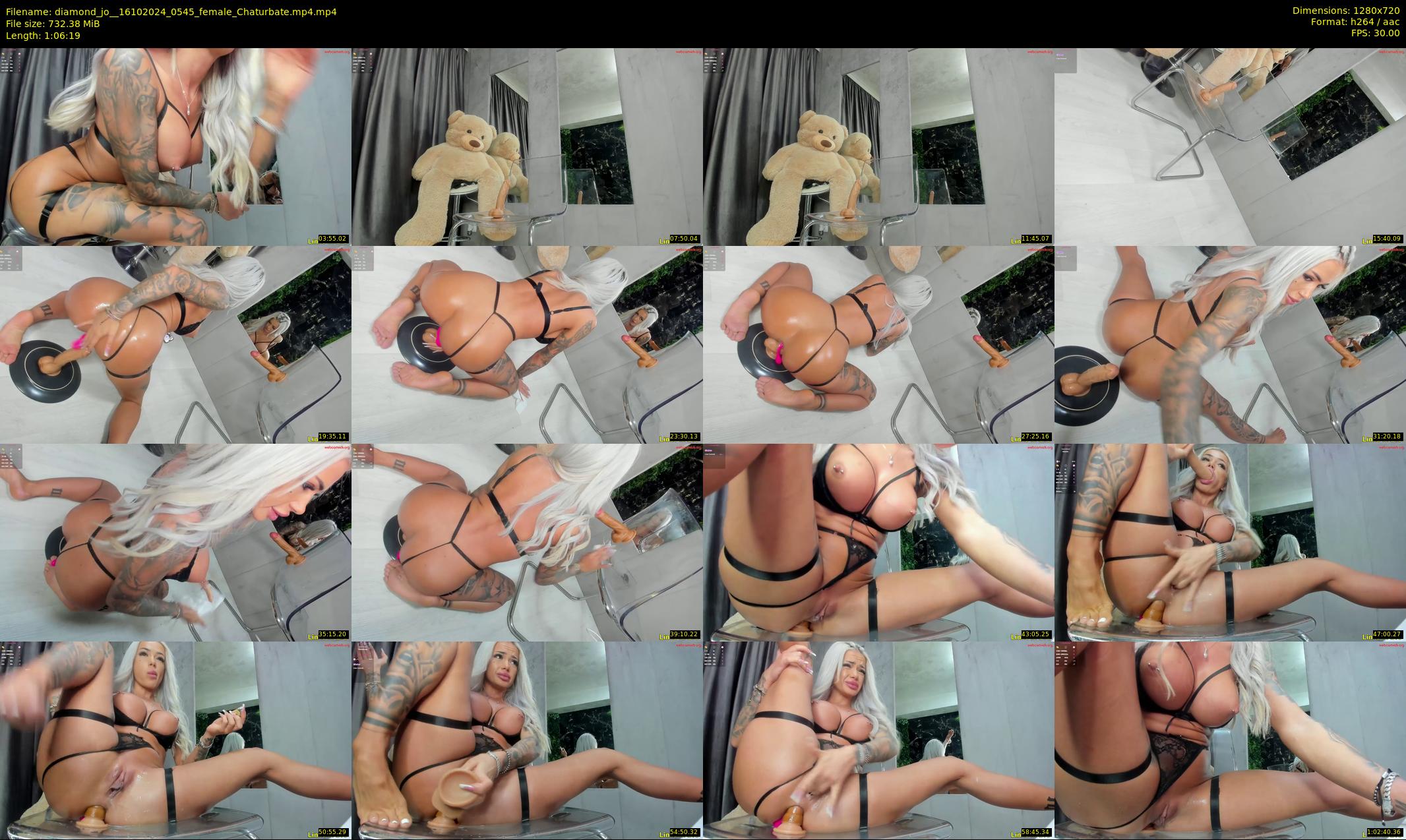 diamond_jo_ — 67 minute Chaturbate female cam show recording, 720p, Oct 16, 2024