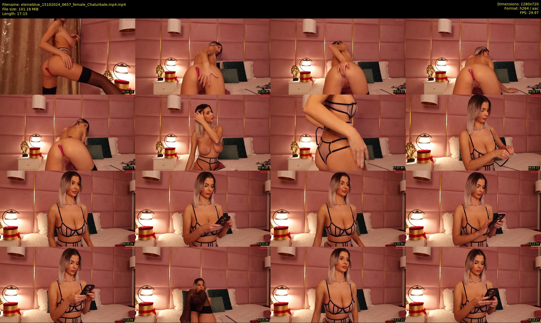eleineblue — 18 minute Chaturbate female cam show recording, 720p, Oct 15, 2024