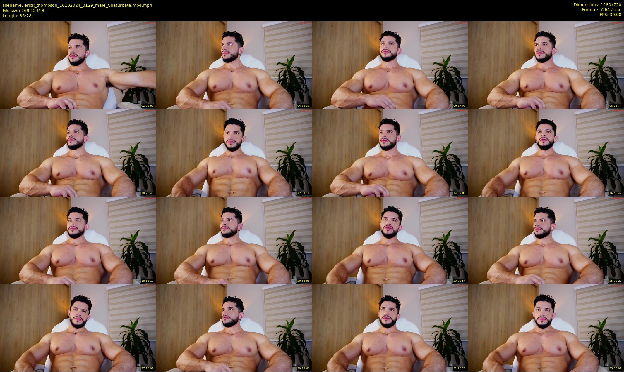 erick_thompson — 36 minute Chaturbate male cam show recording, 720p, Oct 16, 2024