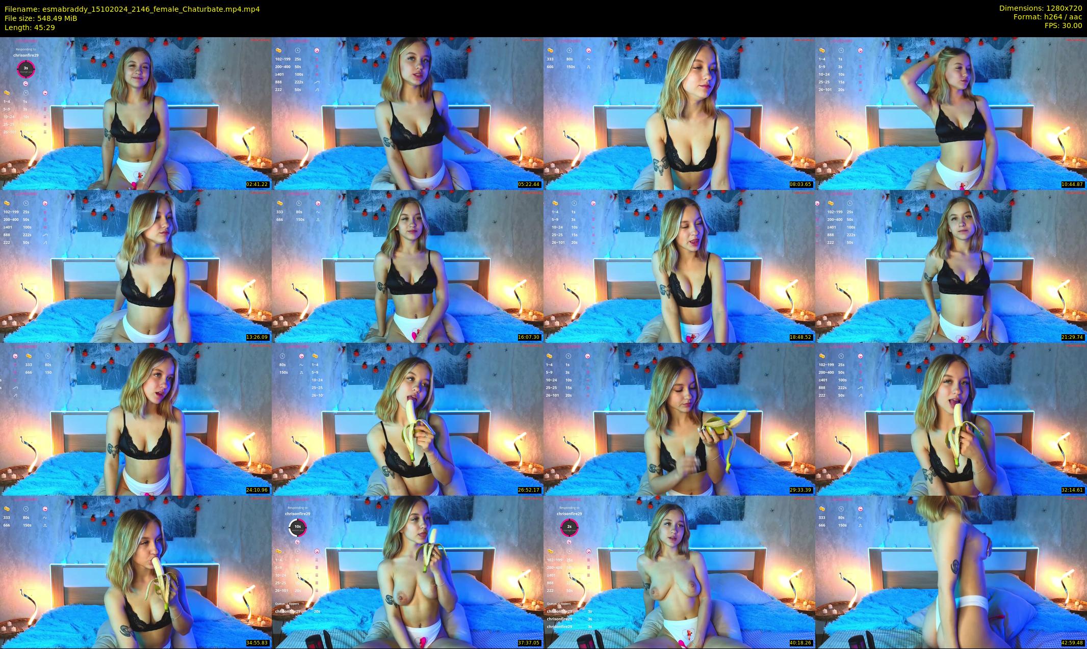 esmabraddy — 46 minute Chaturbate female cam show recording, 720p, Oct 15, 2024